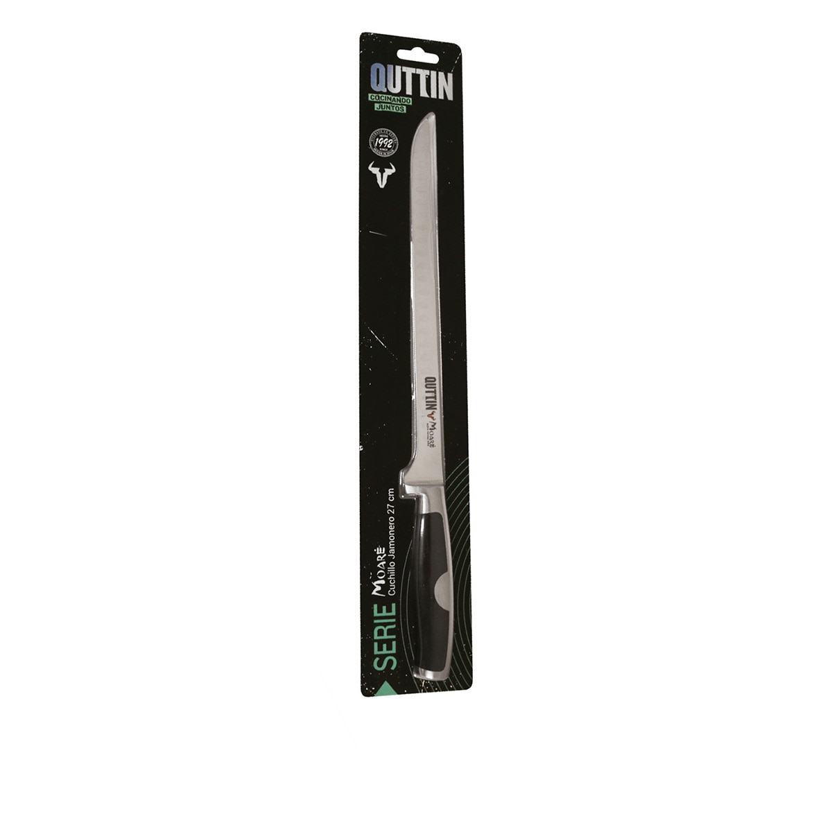 Cuchillo jamonero Moare Quttin Negro-2