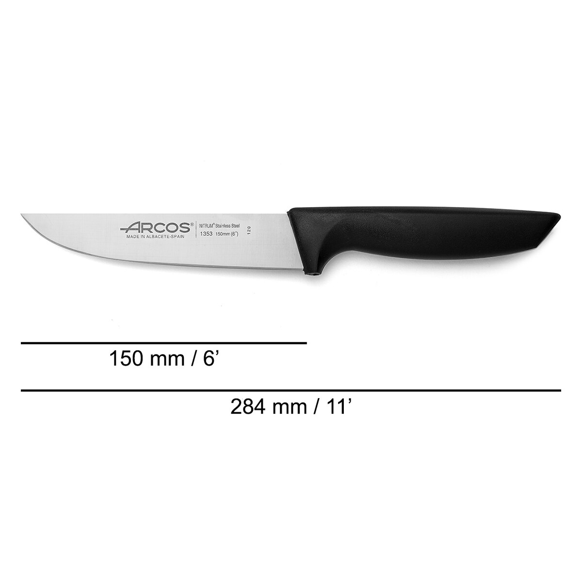 Cuchillo de cocina Niza Arcos Negro-8