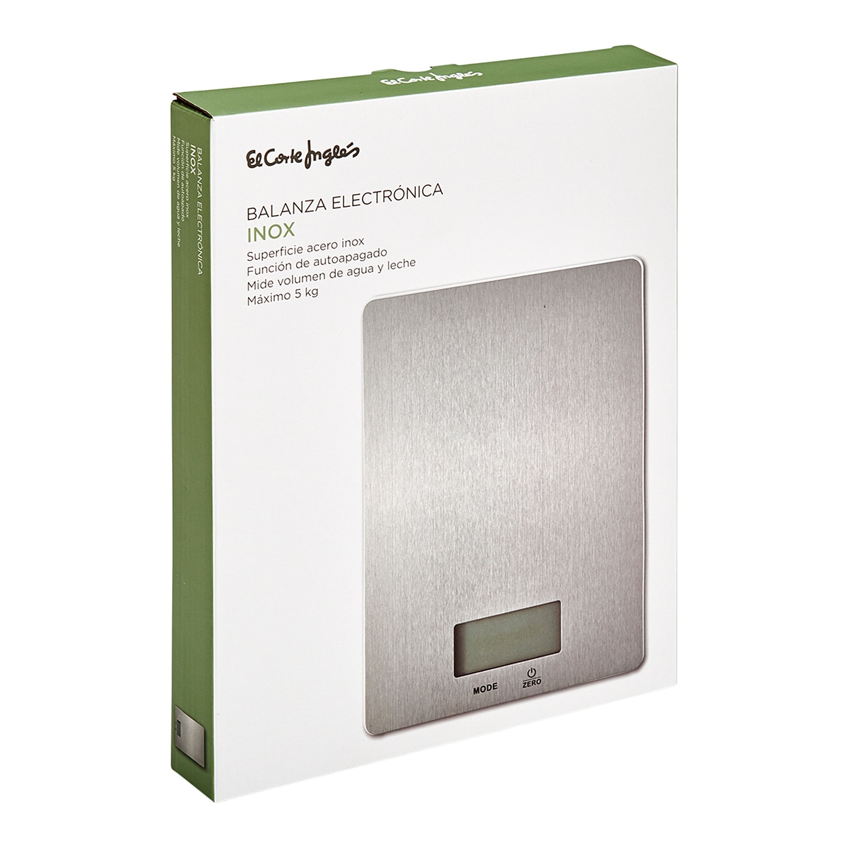 Balanza de cocina Inox El Corte Inglés Acero-2