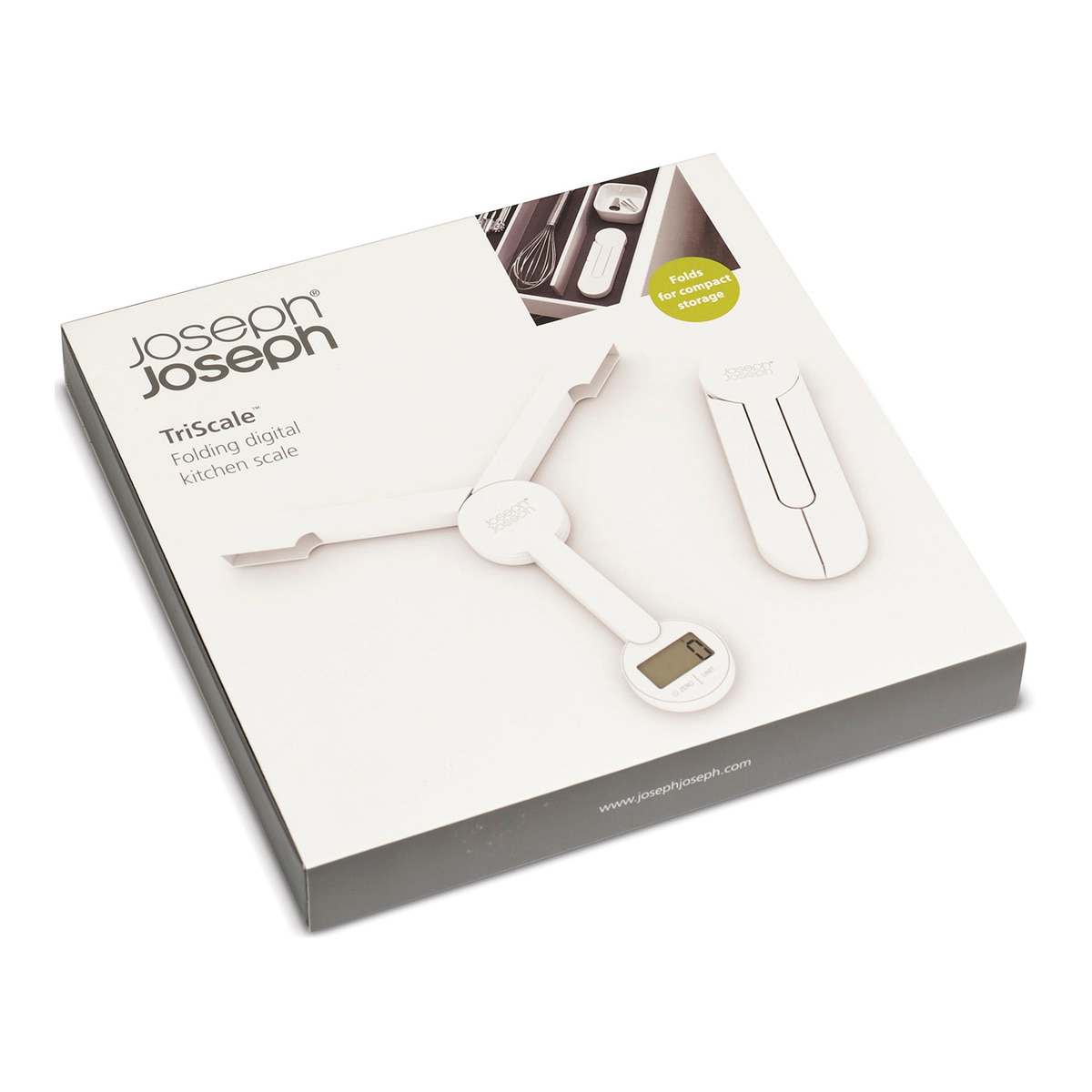 Balança de cozinha digital dobrável Triscale Branco-2