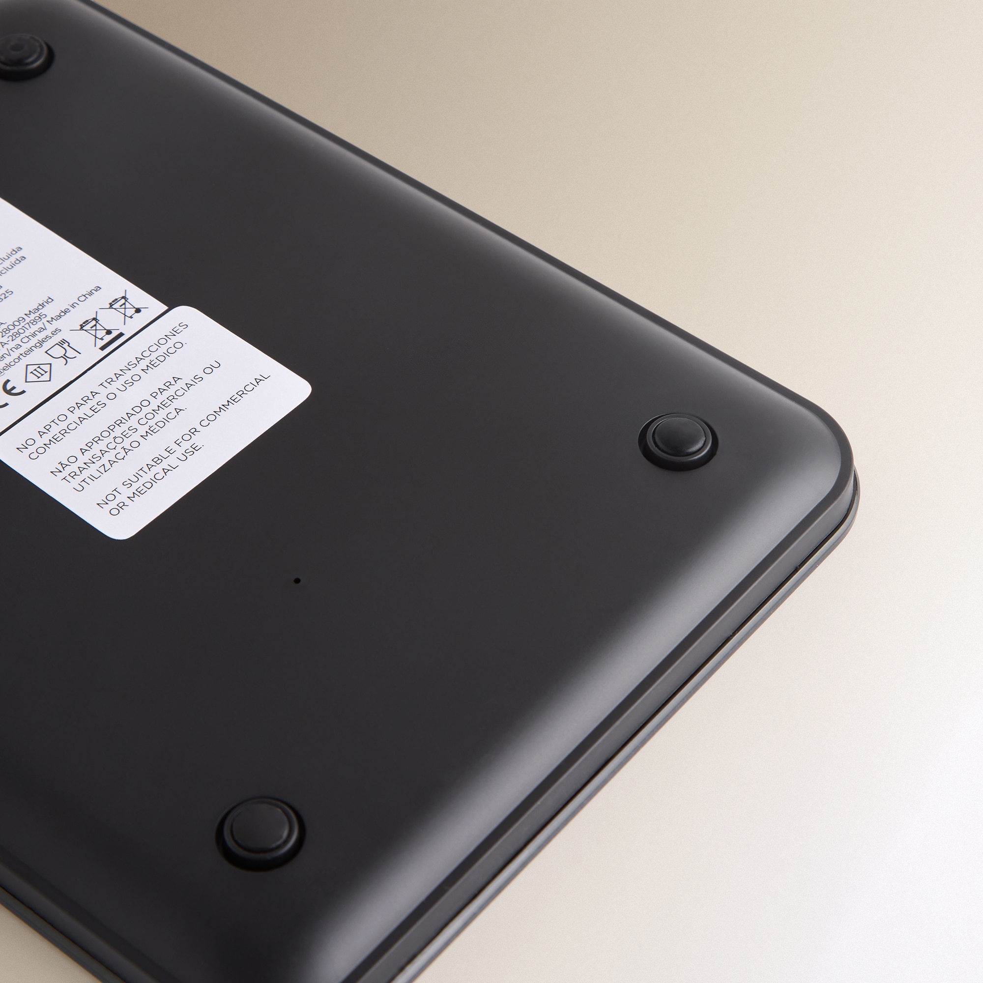 Balança de Cozinha Solar Preto-3