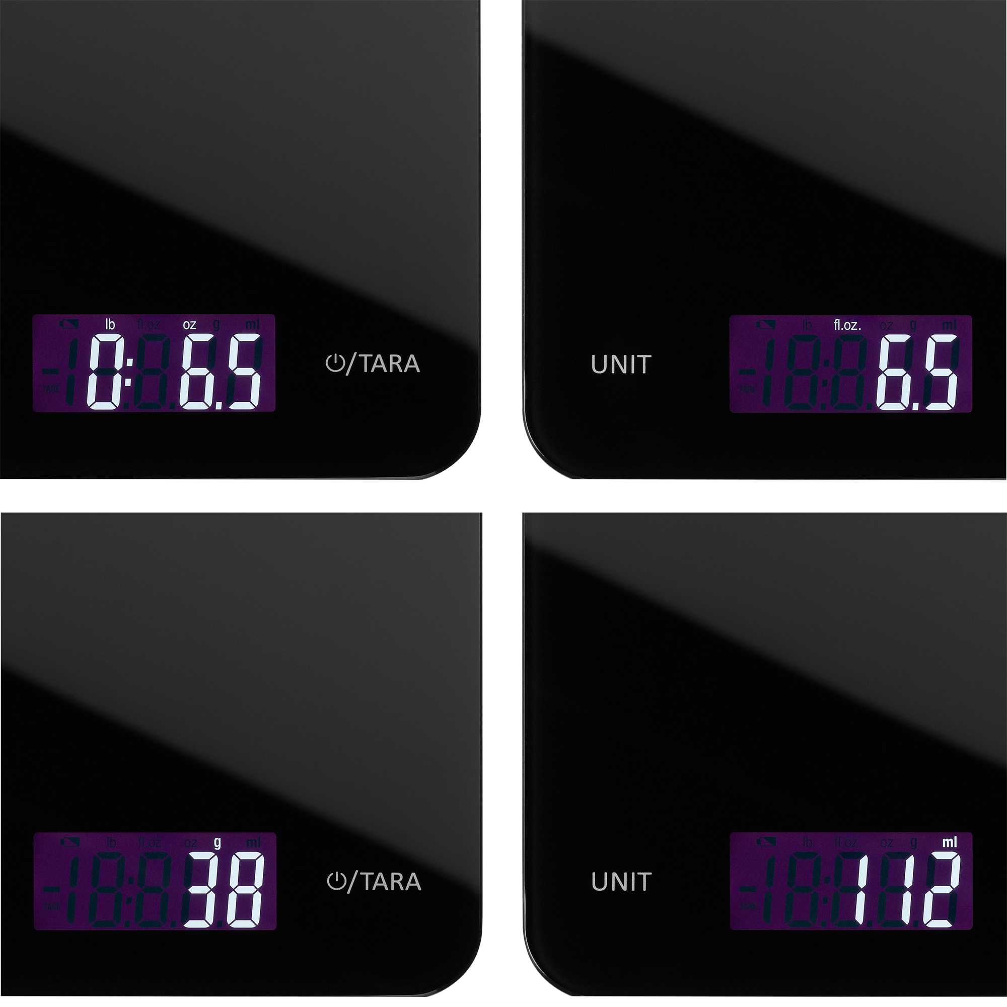 Balança de Cozinha Digital Profi Plus - Preto Preto-4