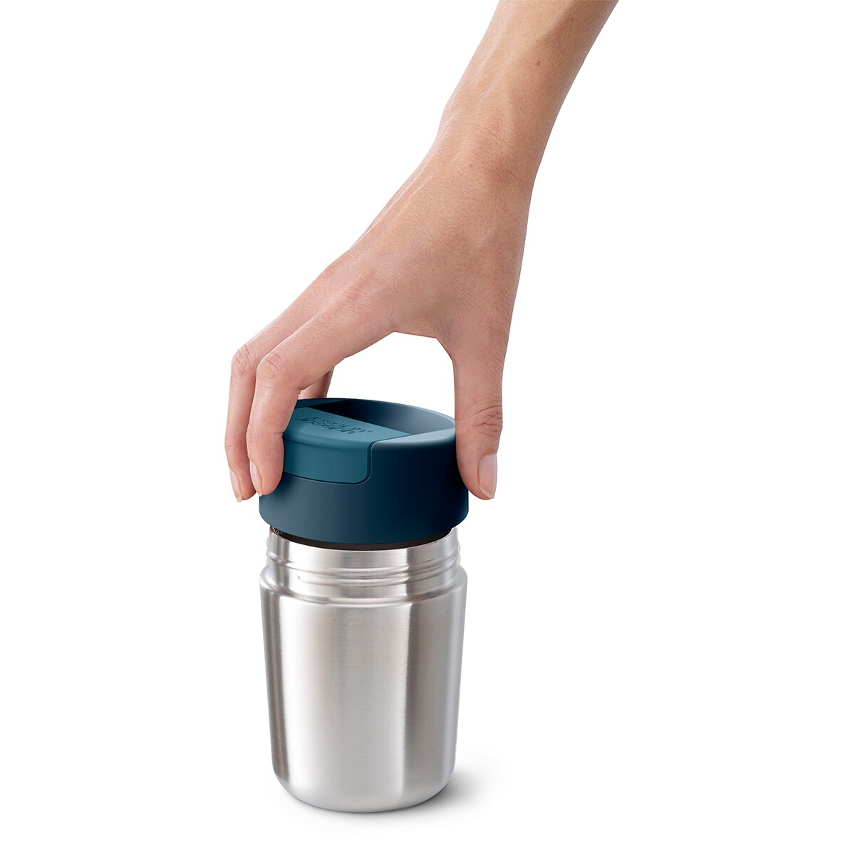 Chávena de Aço para Levar com Tampa Abatível SippTM Aço-4