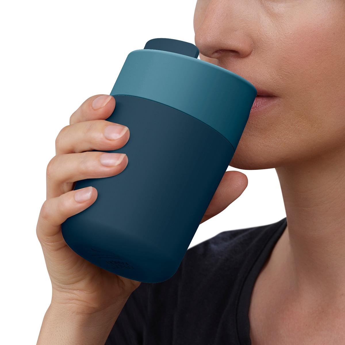 Taza mug para llevar con tapa abatible SippTM Joseph Joseph - Azul Azul-6