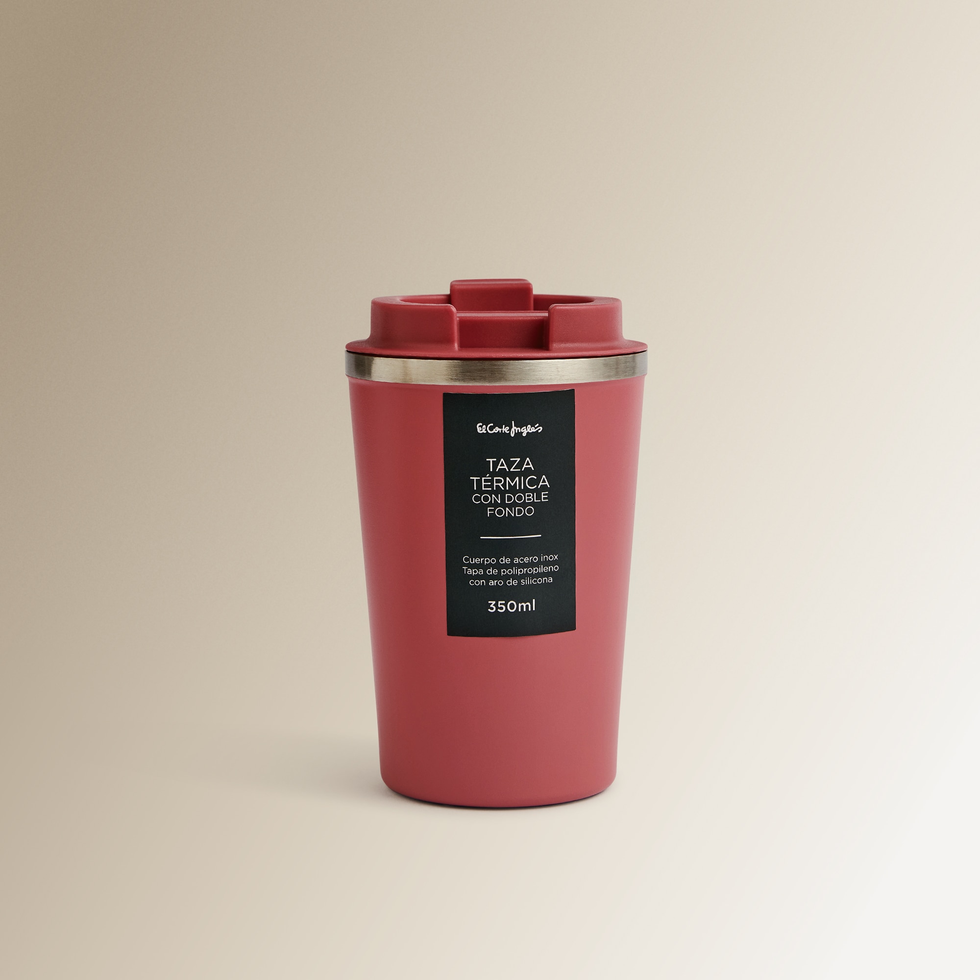 Caneca Térmica de Parede Dupla But First Rosa-5