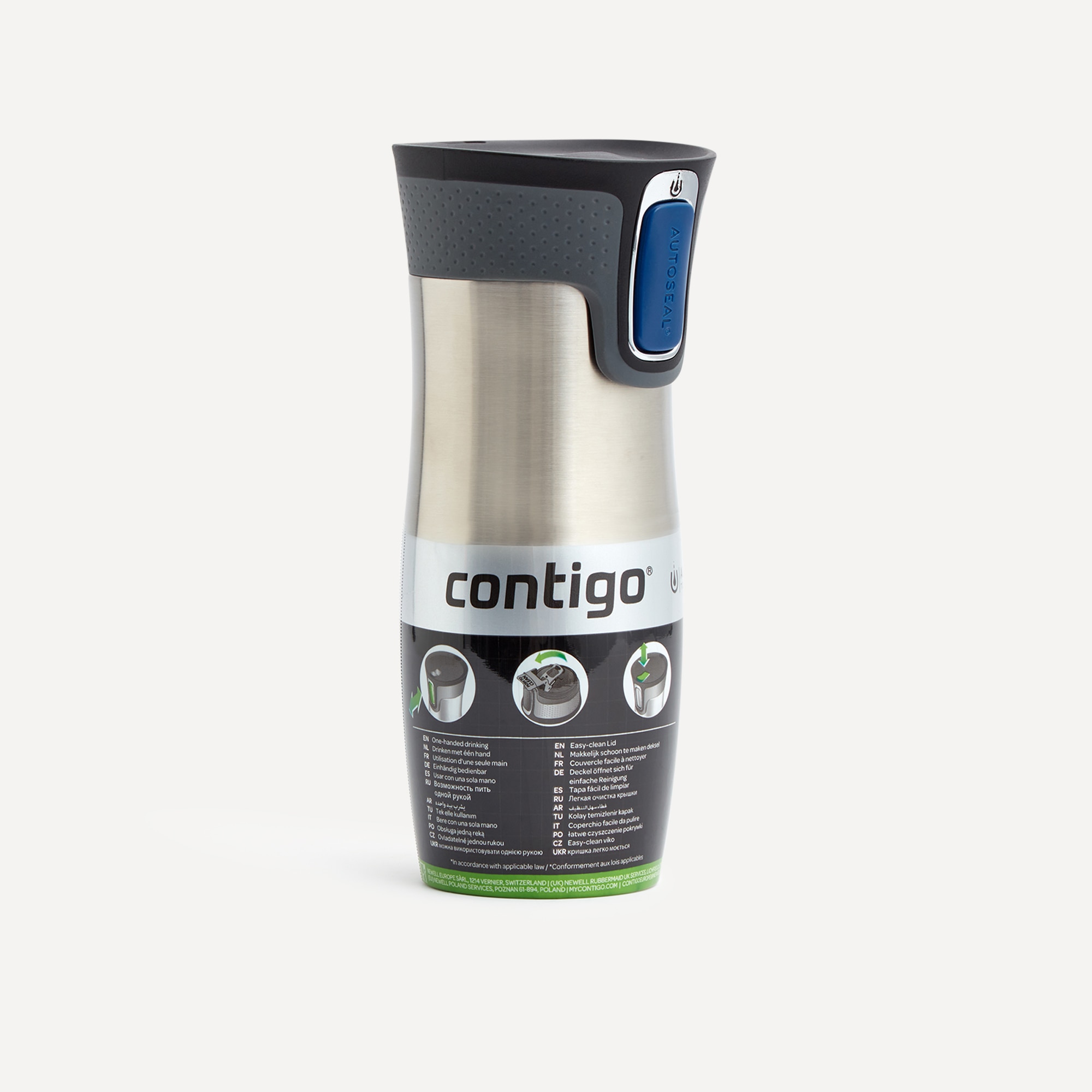Botella Termo West Loop Contigo - Acero Acero-5