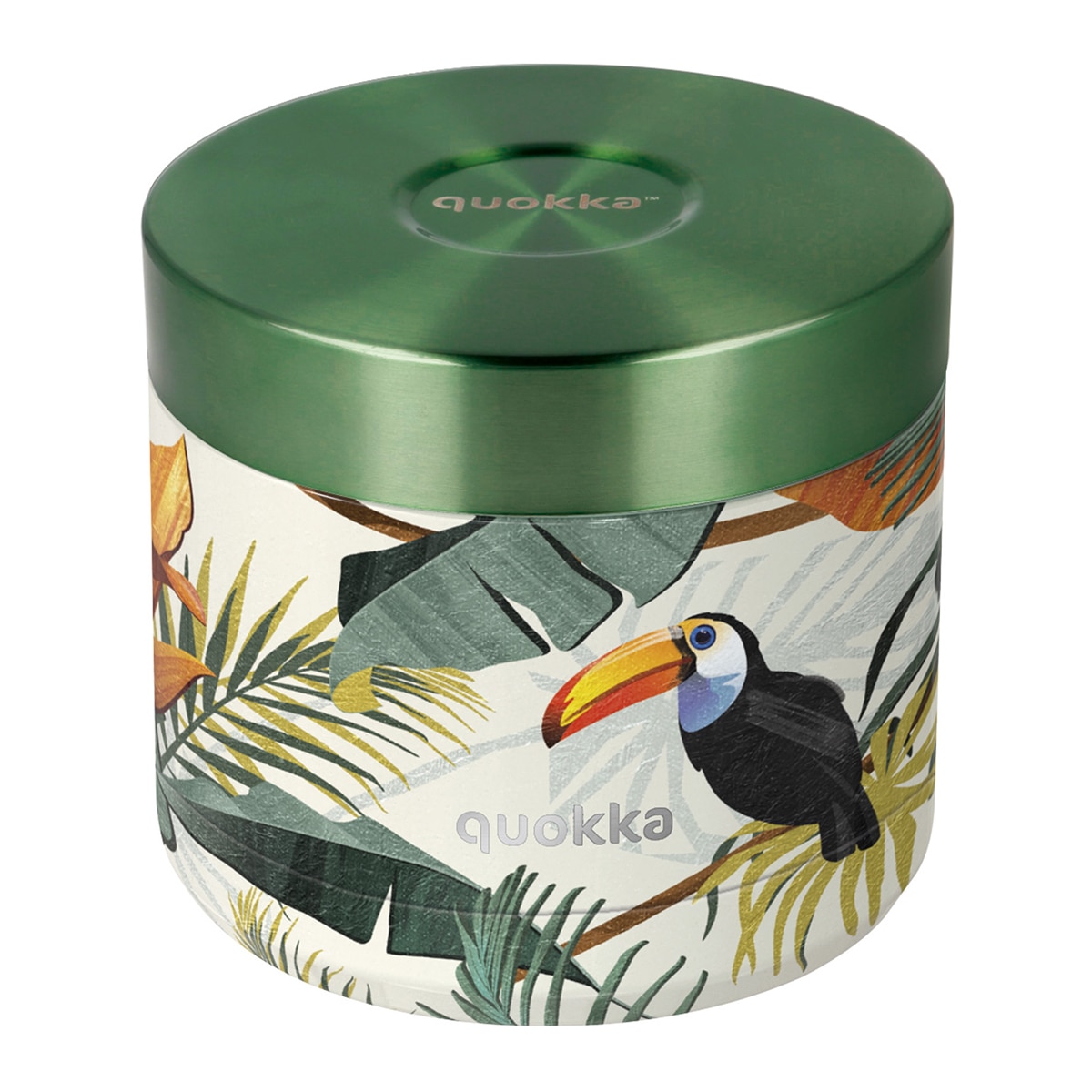 Termo para Sólidos de Aço Inoxidável Tropical - 604 ml Verde-1