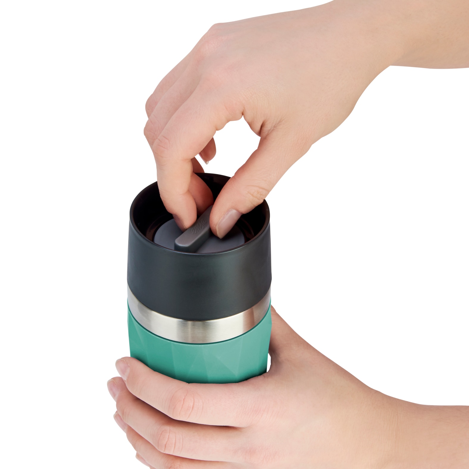 Caneca Térmica Verde Água-4