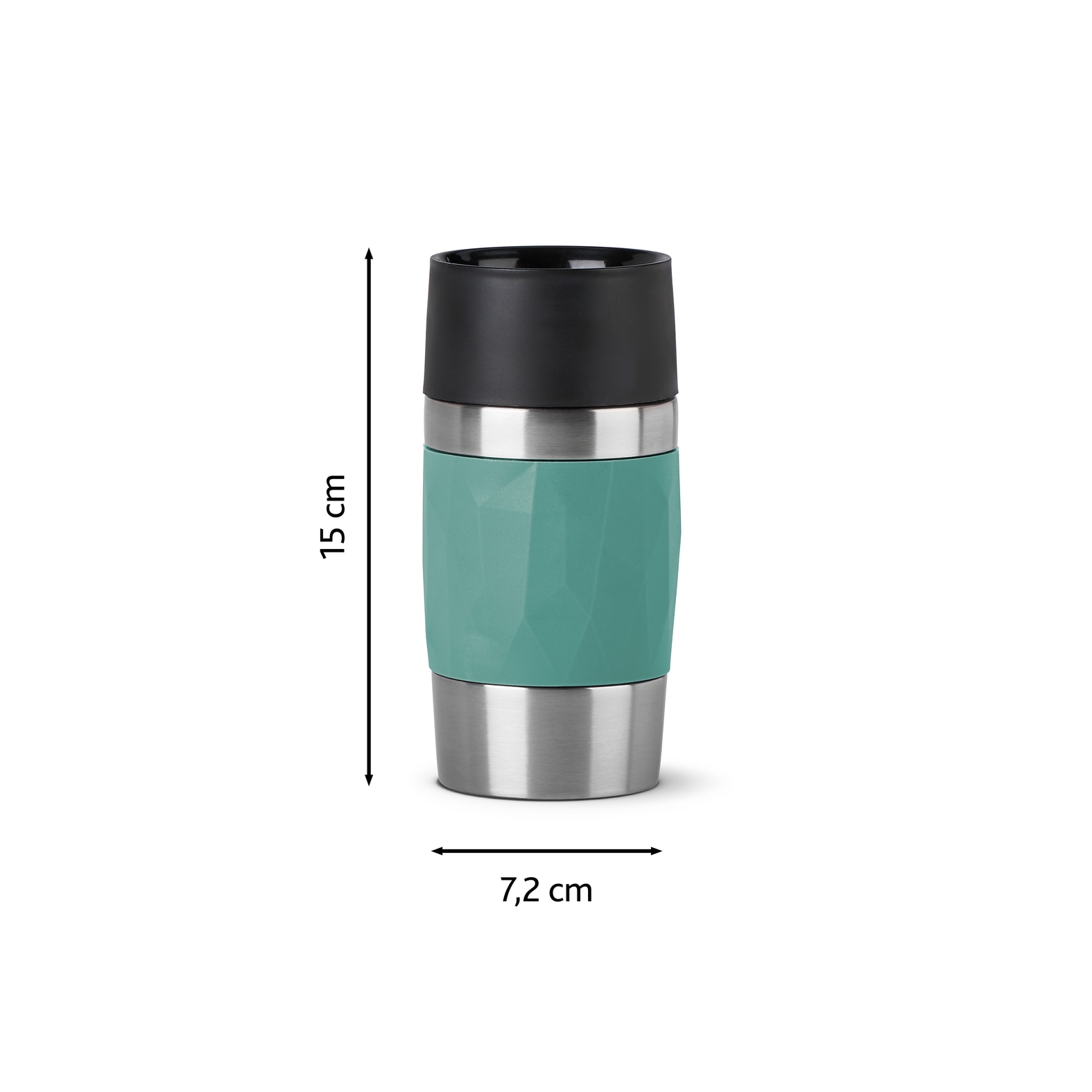 Caneca Térmica Verde Água-7