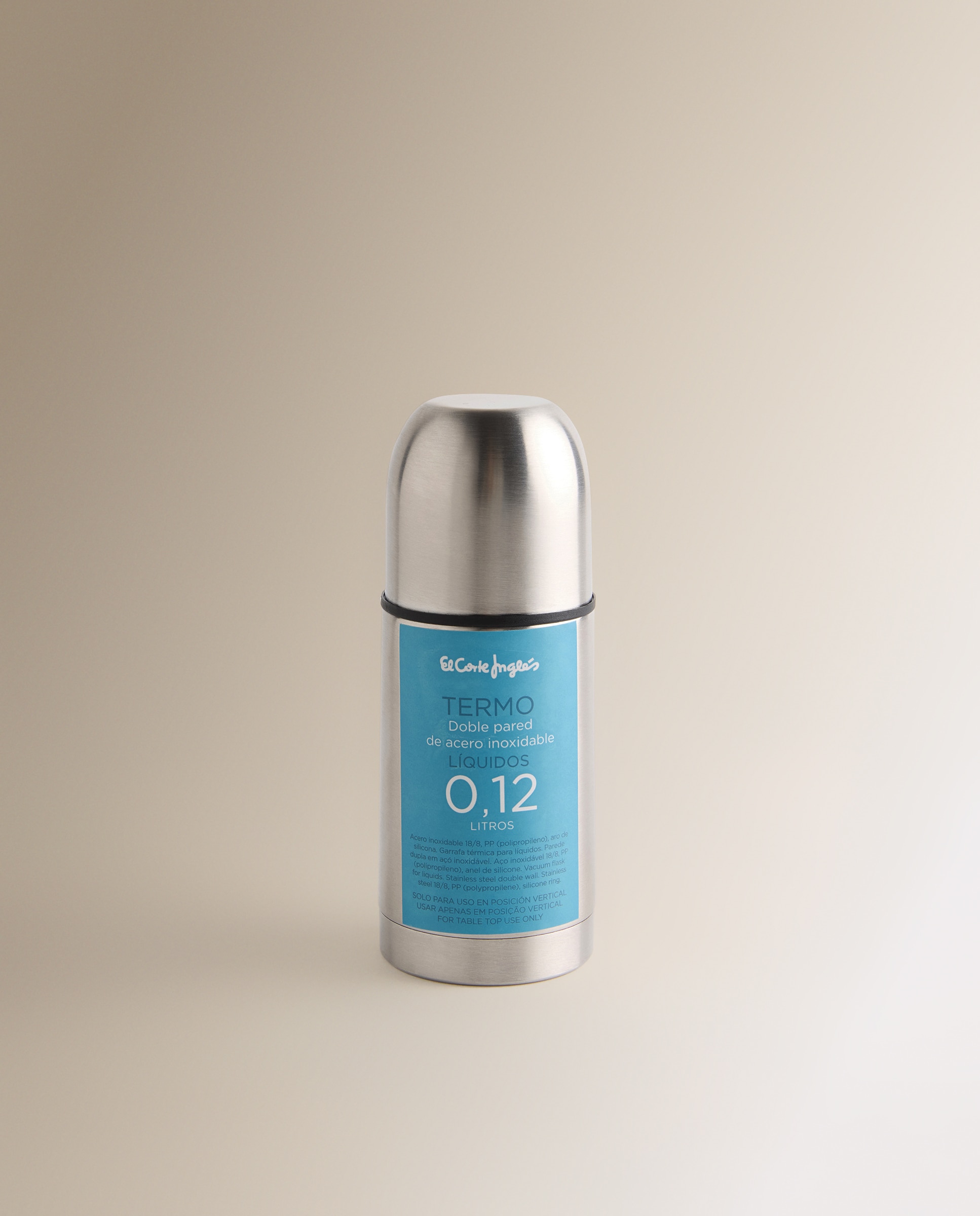 Termo de Inox El Corte Inglés Aço-4