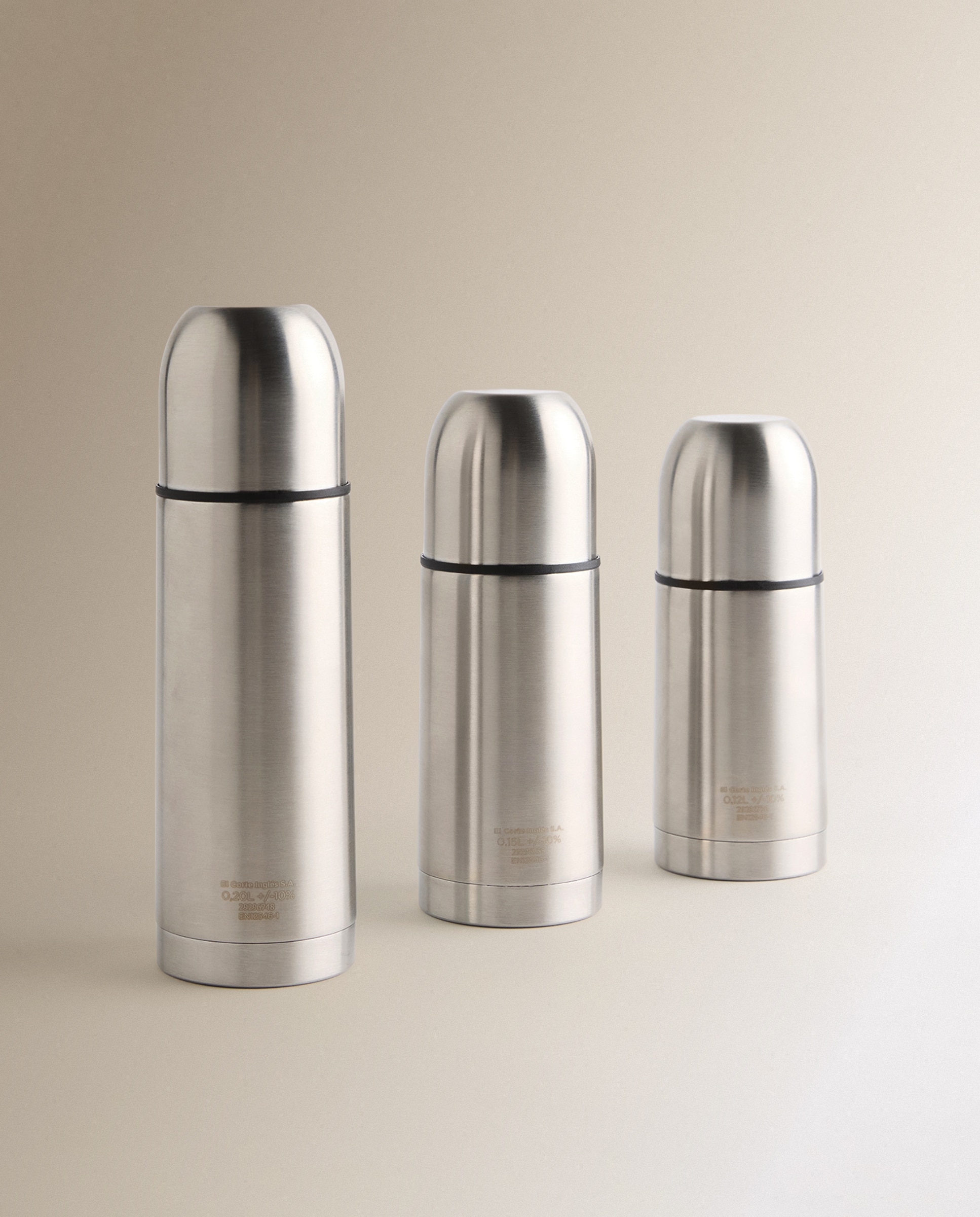 Termo de Inox El Corte Inglés Aço-5