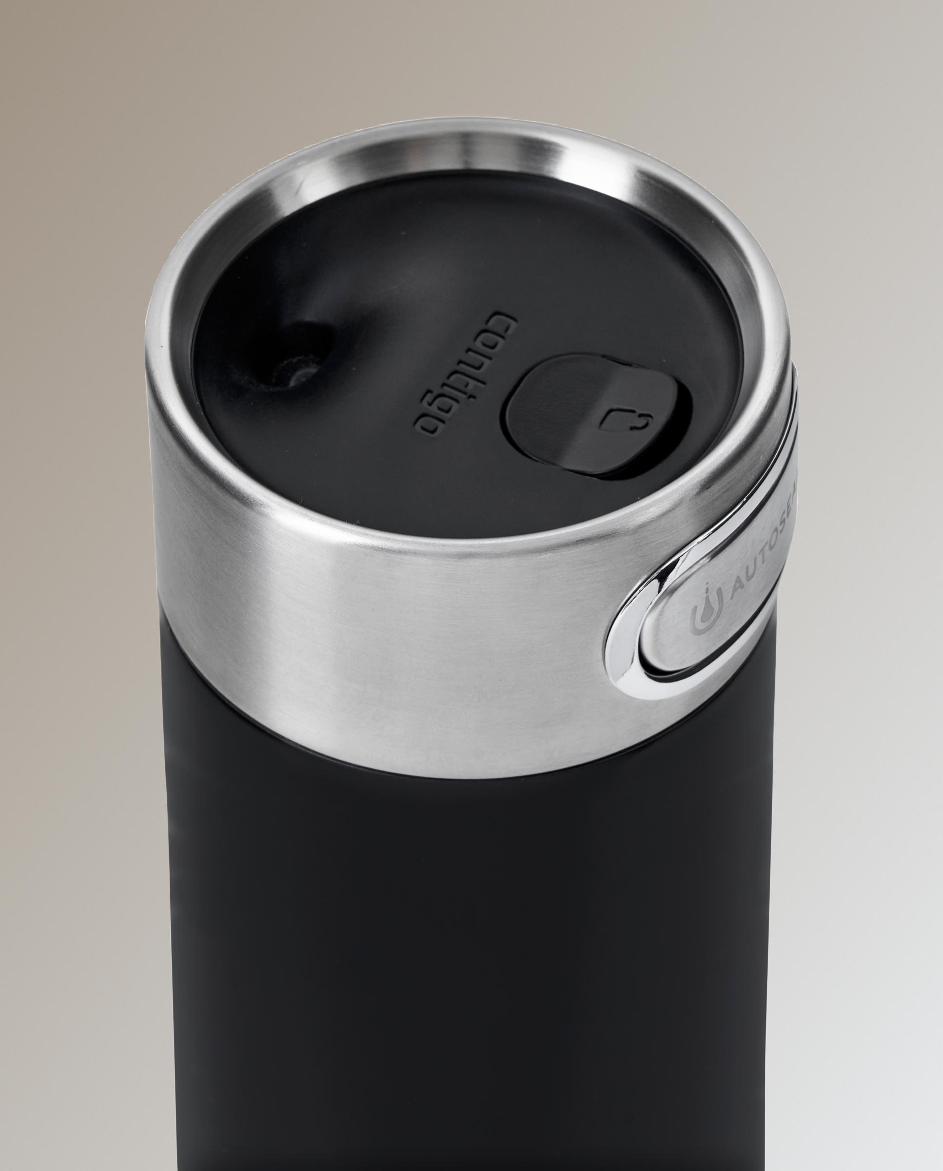 Taza térmica acero inoxidable 470 ml Licorice Luxe Autoseal Contigo - Negro Negro-6