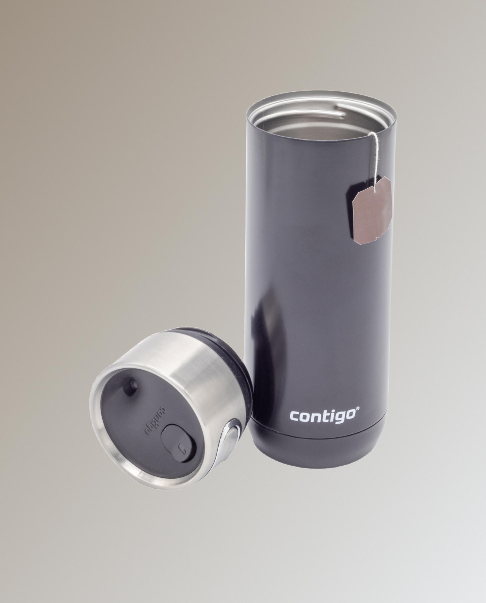 Taza térmica acero inoxidable 470 ml Licorice Luxe Autoseal Contigo - Negro Negro-8