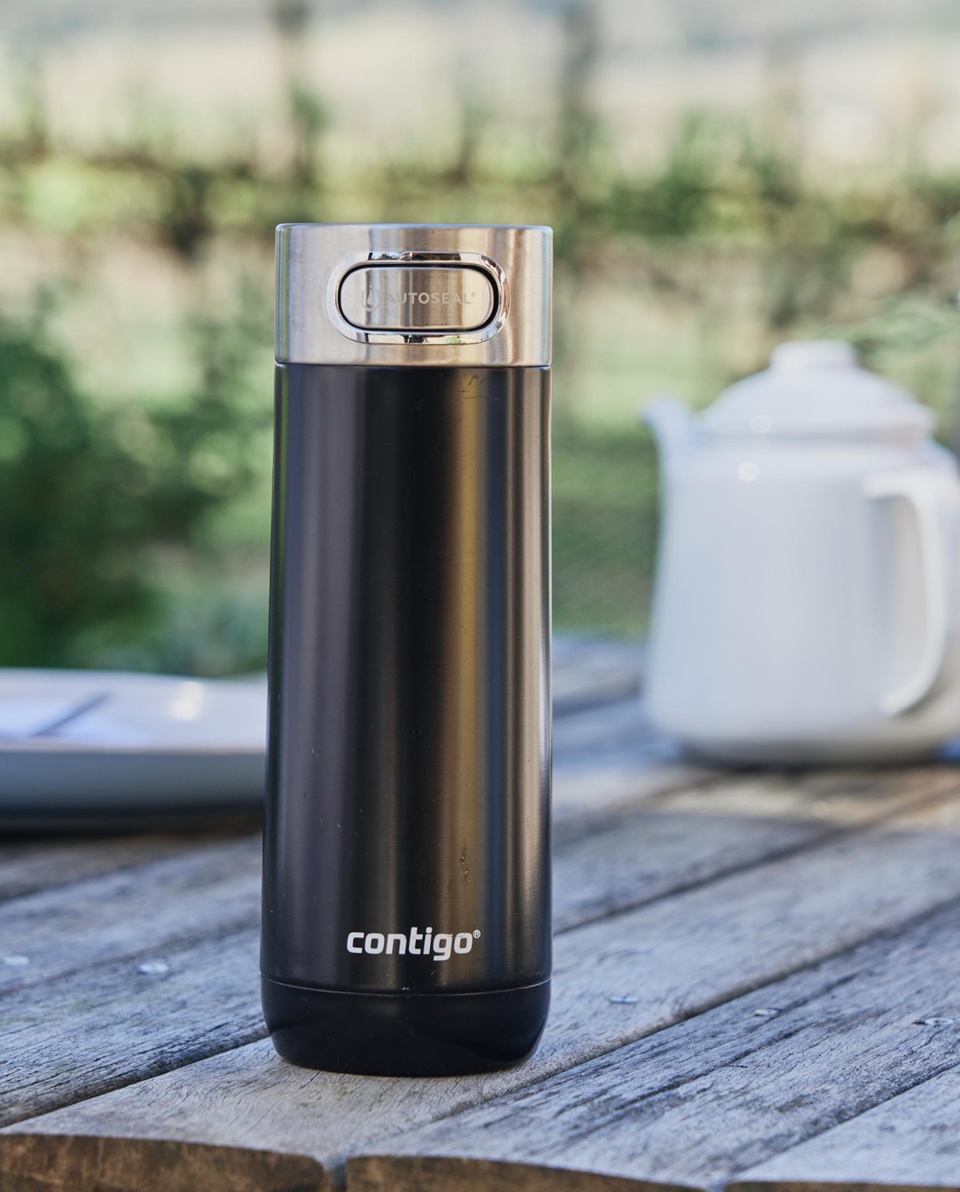 Taza térmica acero inoxidable 470 ml Licorice Luxe Autoseal Contigo - Negro Negro-10