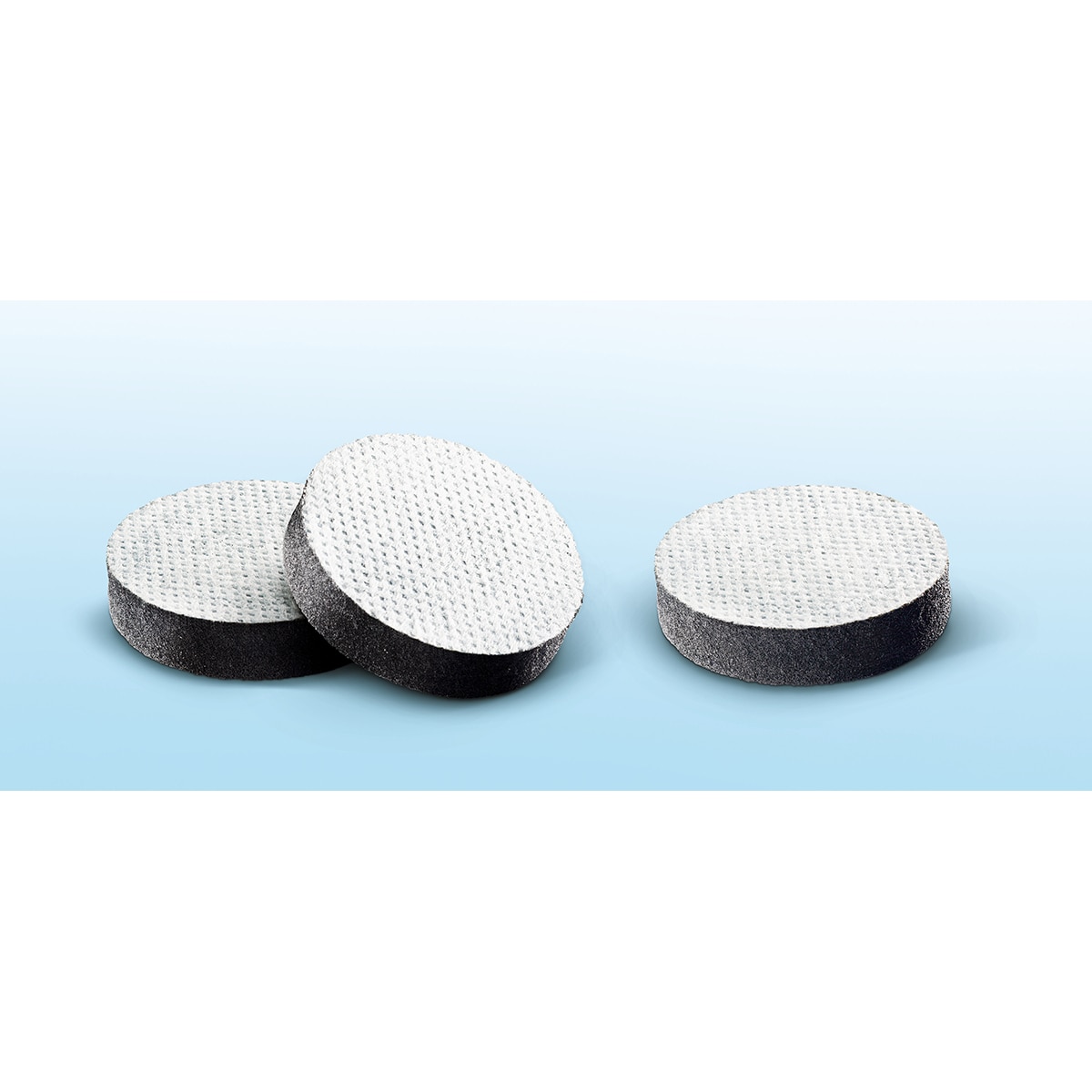Pack de 3 filtros para garrafa filtrante Microdisc Branco-3