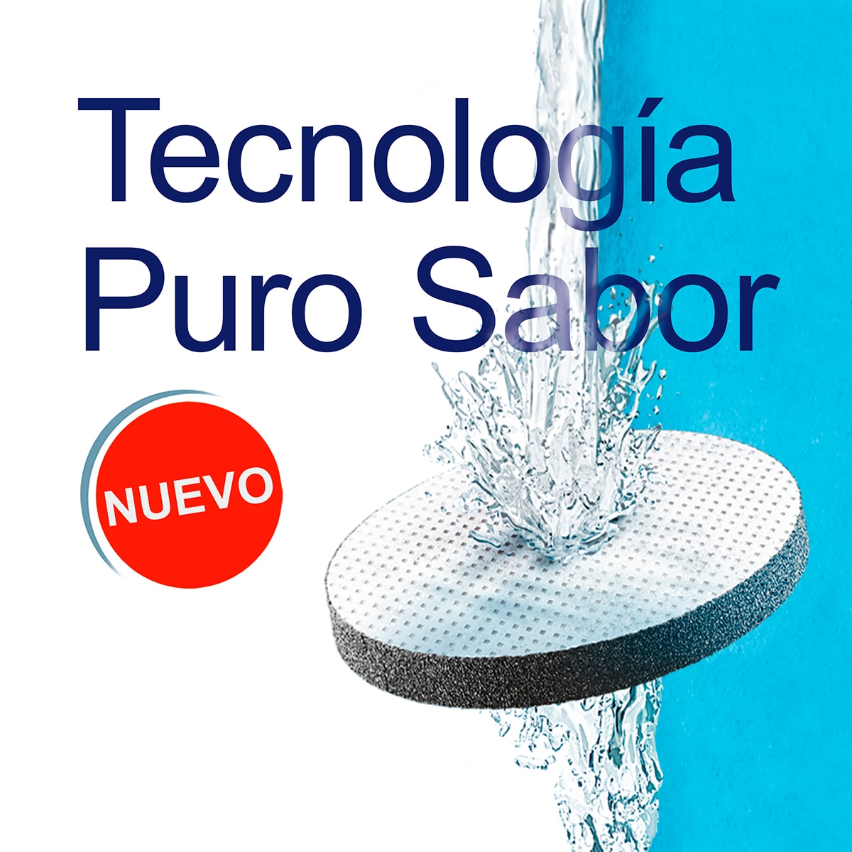 Pack de 3 filtros para garrafa filtrante Microdisc Branco-5