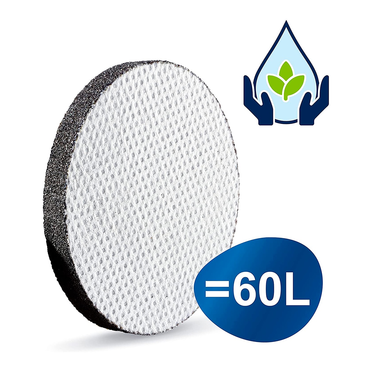 Pack de 3 filtros para garrafa filtrante Microdisc Branco-8