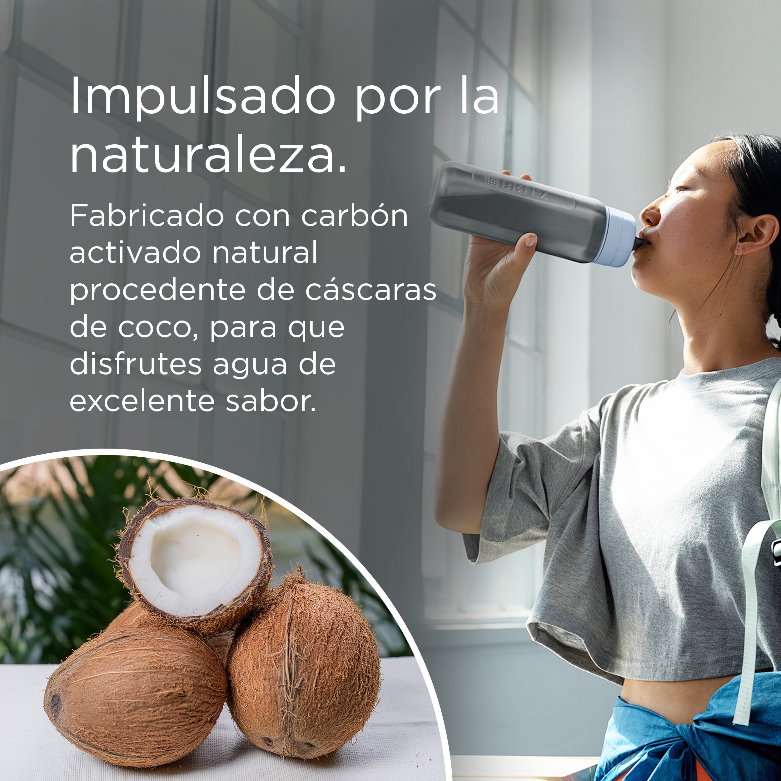 Pack de 3 filtros para garrafa filtrante Microdisc Branco-16