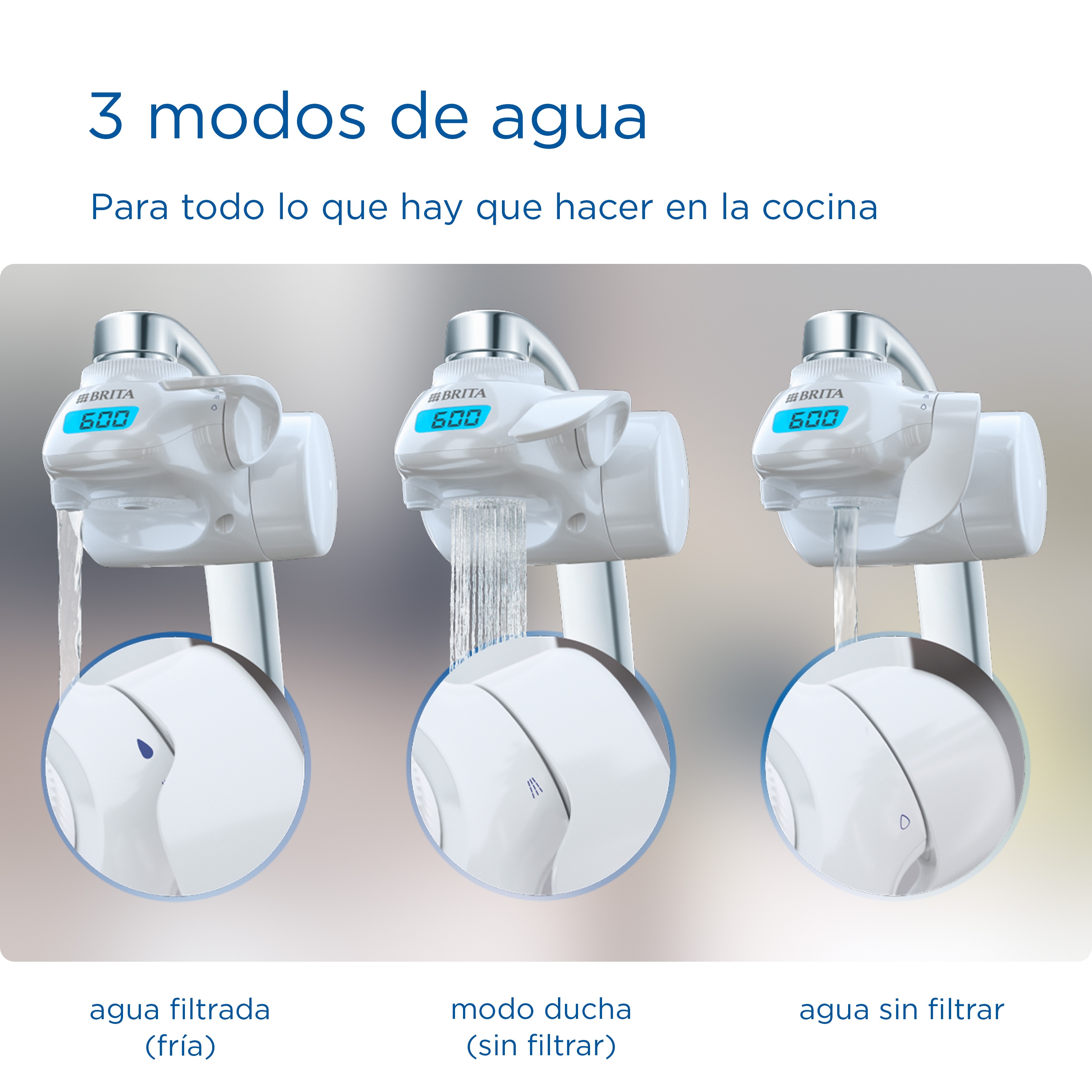 Filtro de recambio para sistema de grifo On Tap Brita Blanco-5
