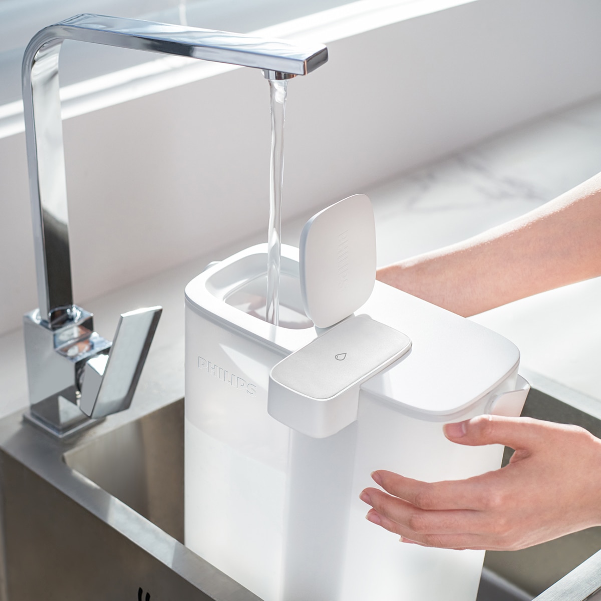 Jarra de Água + Filtro Instant Branco-6