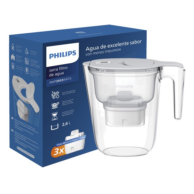 Imagem 0 de Jarra de Água AWP2933WHT3 + 3 Filtros Micro Clean X