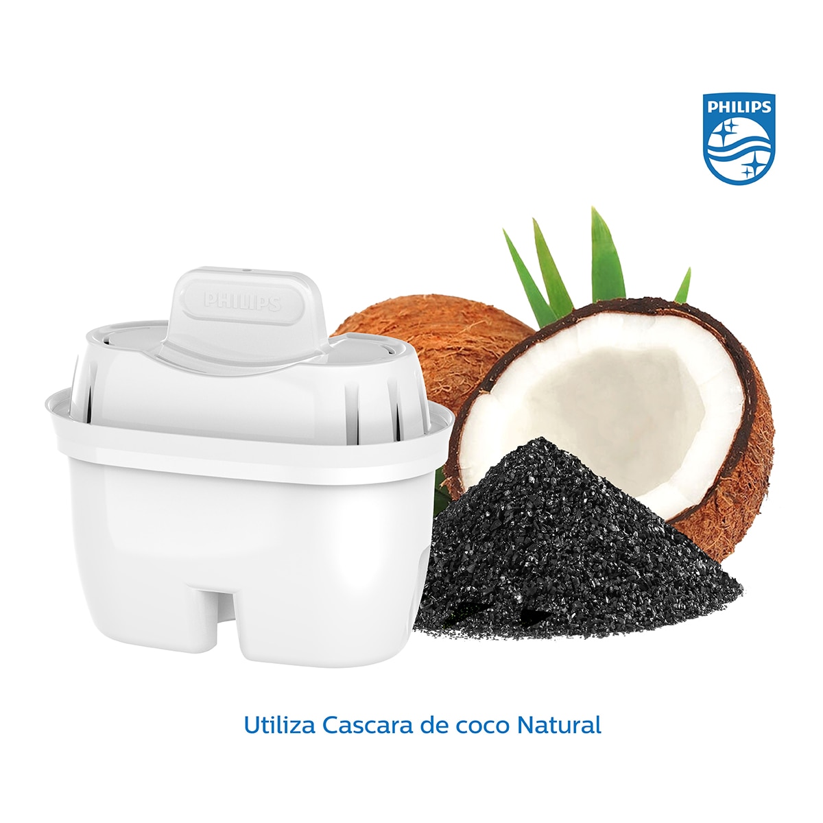 Jarra de agua AWP2933WHT3 + 3 filtros Micro Clean X Philips Water Solutions Blanco-9