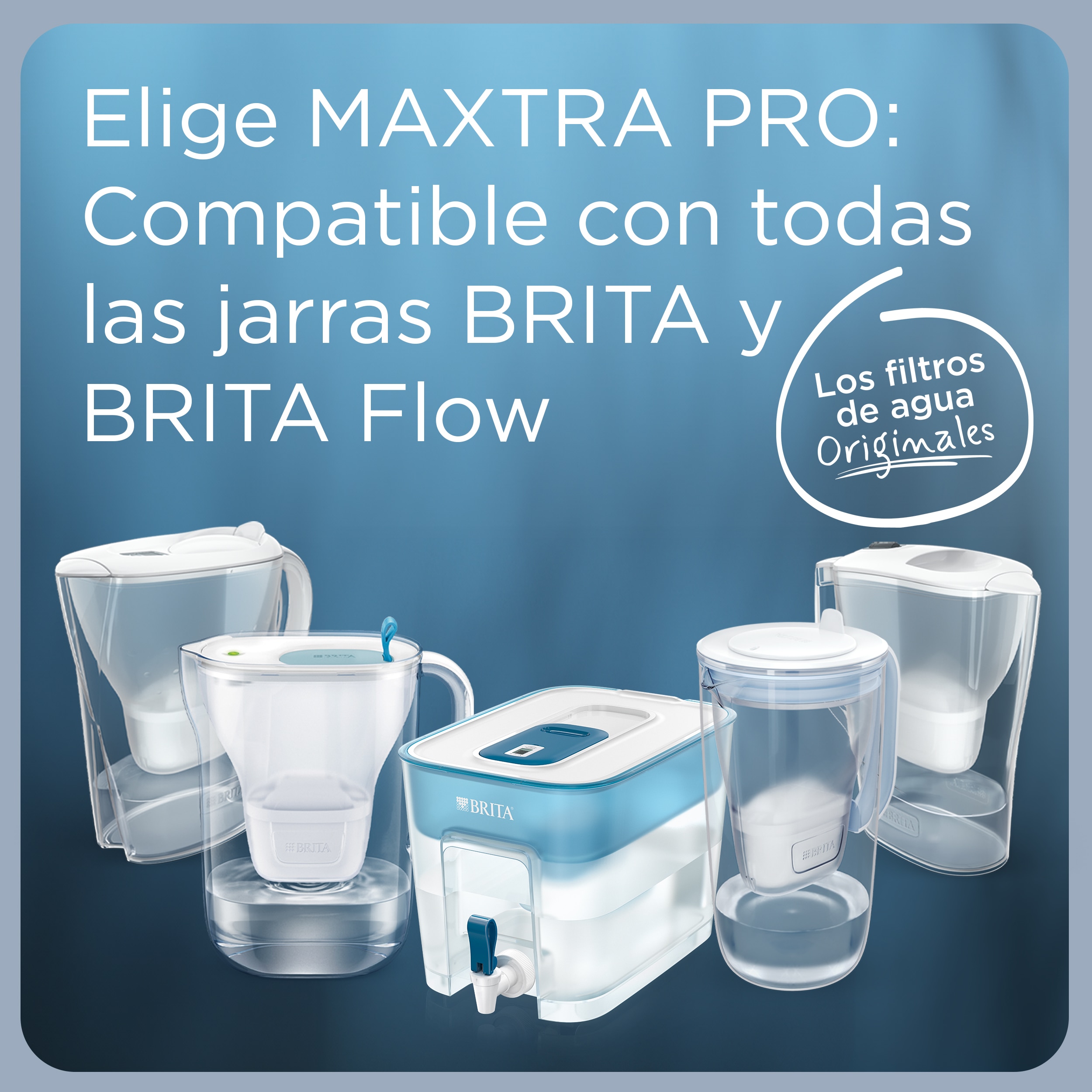 Pack 5 + 1 filtro de agua Maxtra Pro Brita Blanco-6