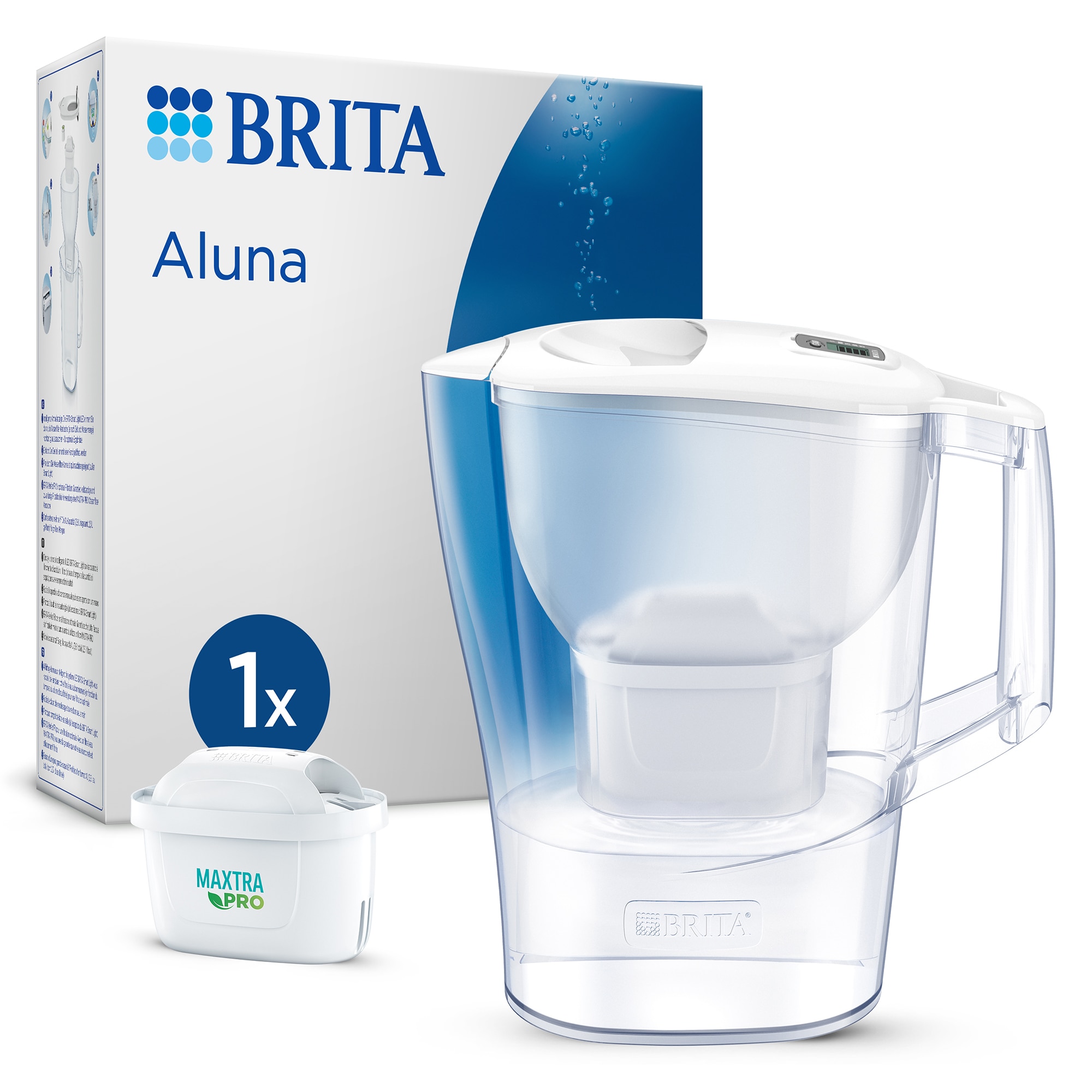 Imagen 0 de Jarra de agua con filtro Aluna + filtro Maxtra Pro Brita