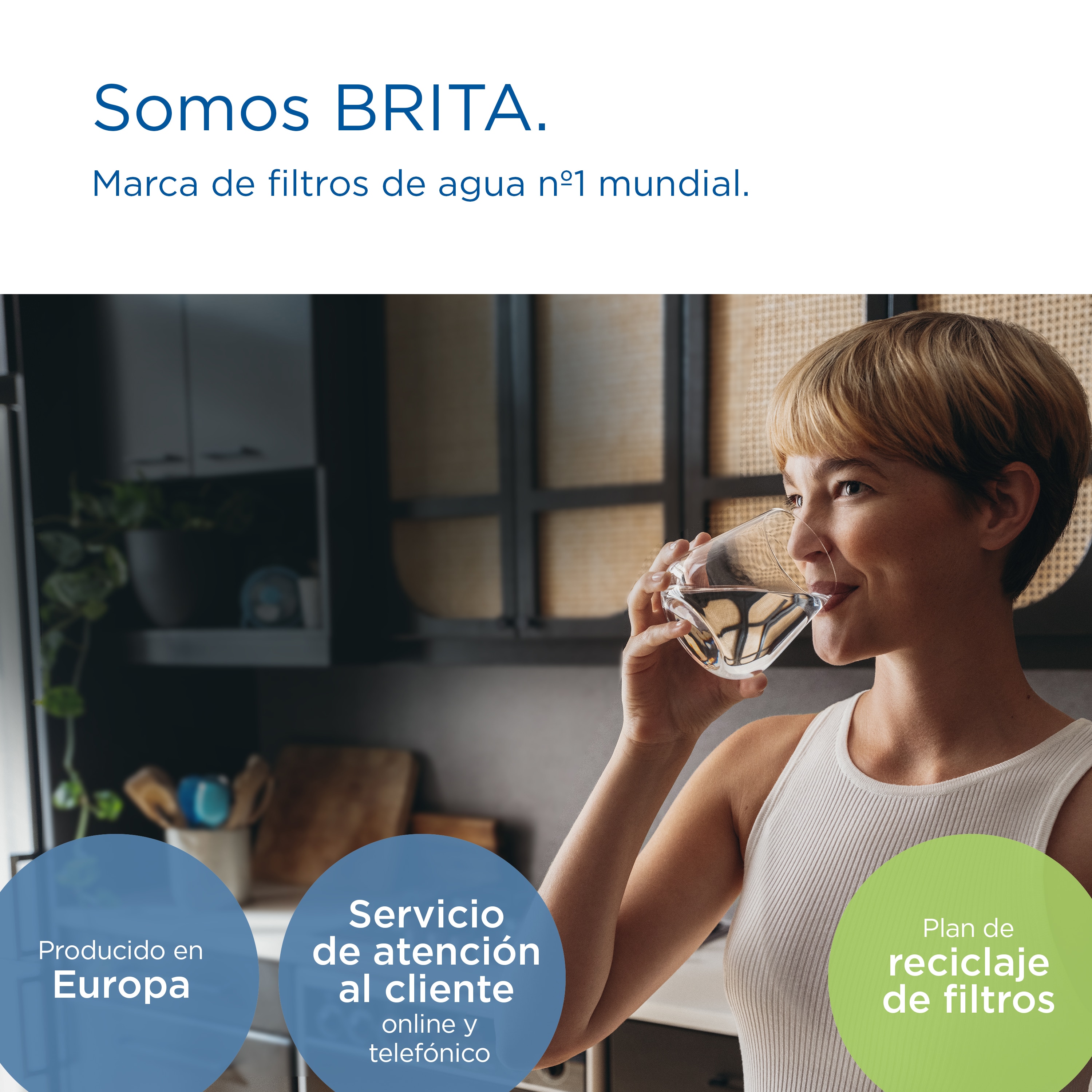 Jarra de agua con filtro Aluna + filtro Maxtra Pro Brita Blanco-10