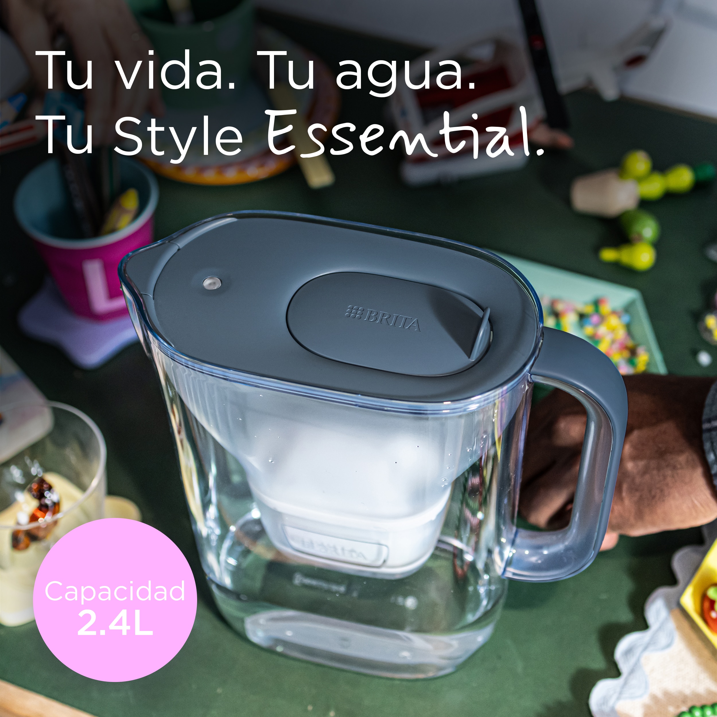 Jarro Style com 3 Filtros Maxtra Pro Transparente-3