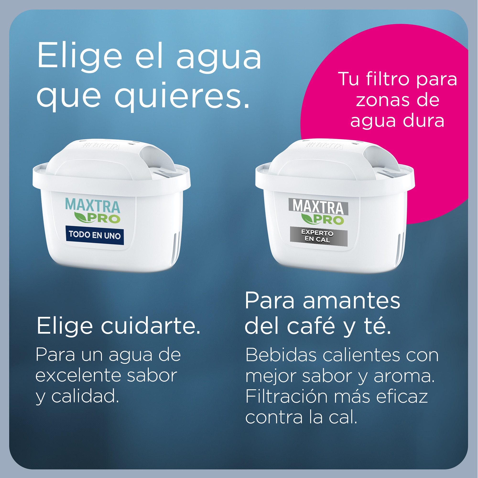 Jarra de cristal con filtro Maxtra Pro All-in-One Brita Azul claro-10