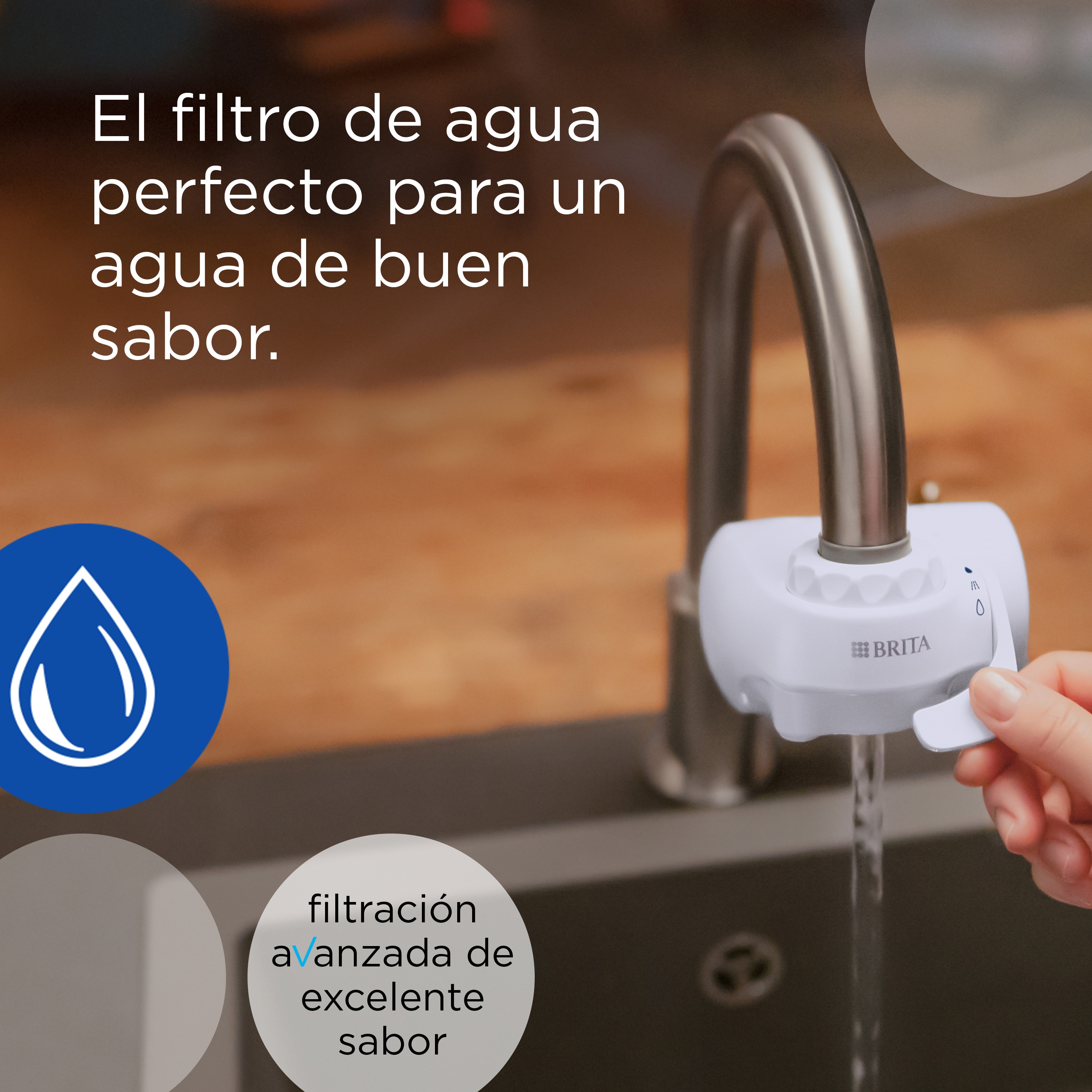 Filtro de recambio para sistema de grifo On Tap V Brita Blanco-2