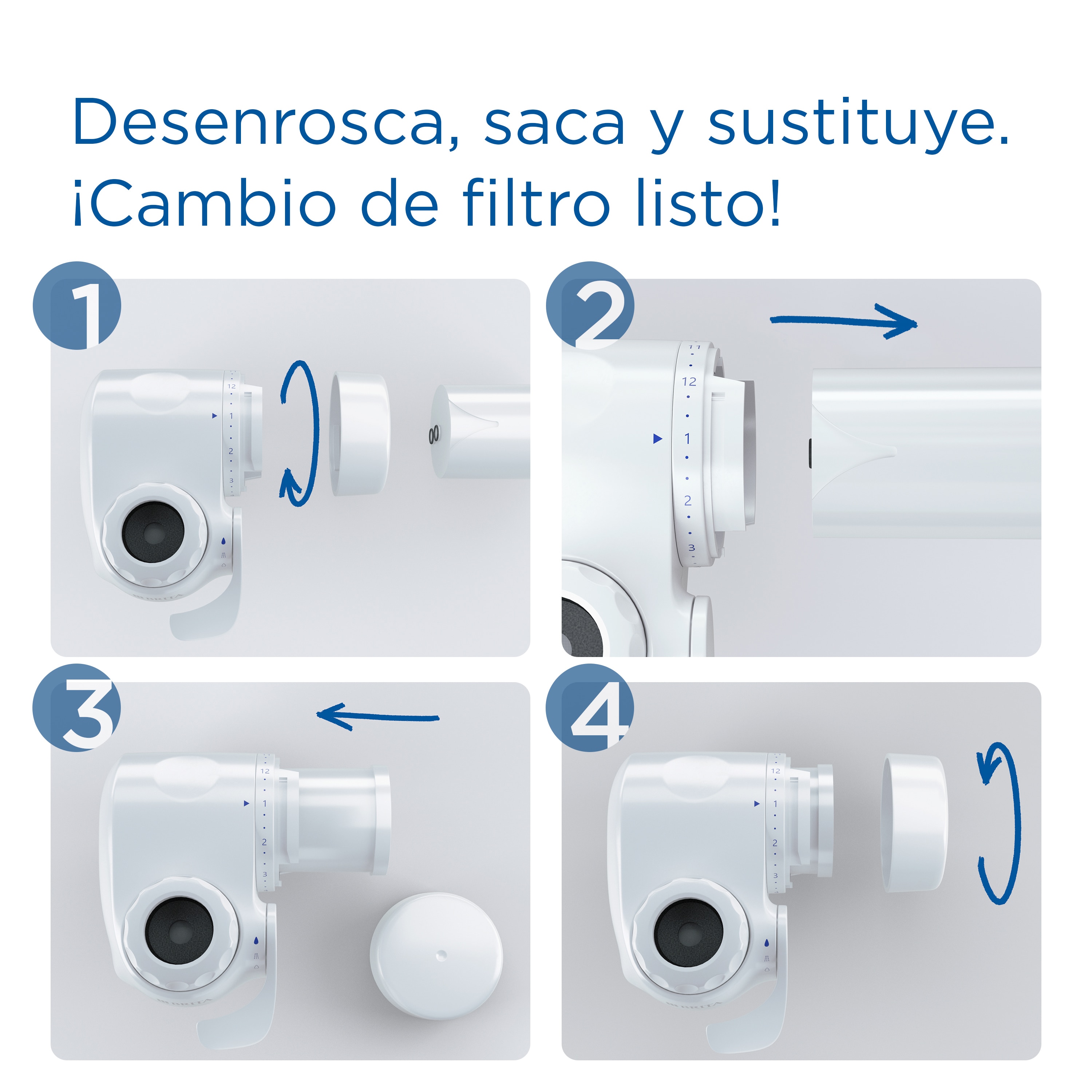 Filtro de recambio para sistema de grifo On Tap V Brita Blanco-5