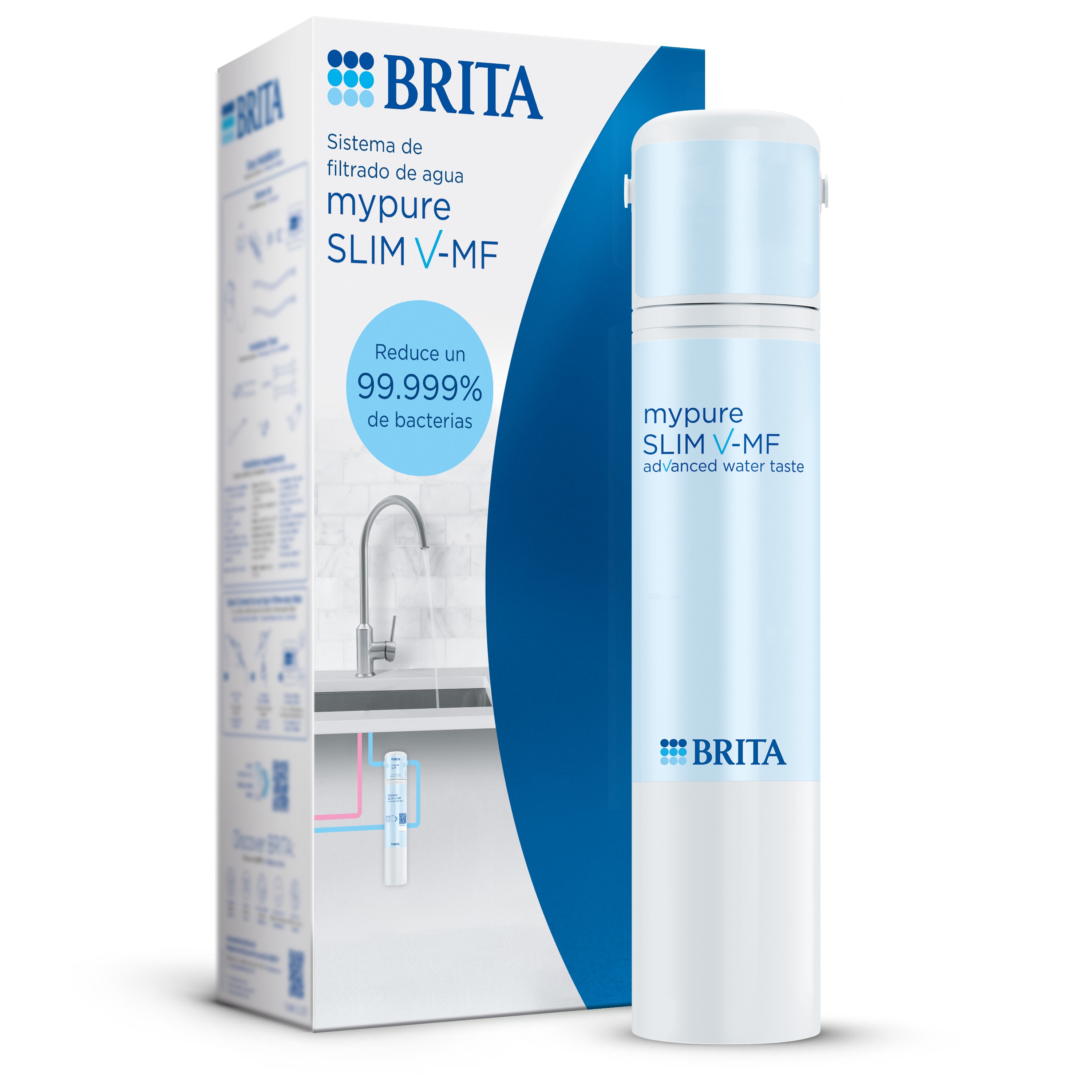 Sistema de Filtração de Água Mypure Slim V-MF Branco-2