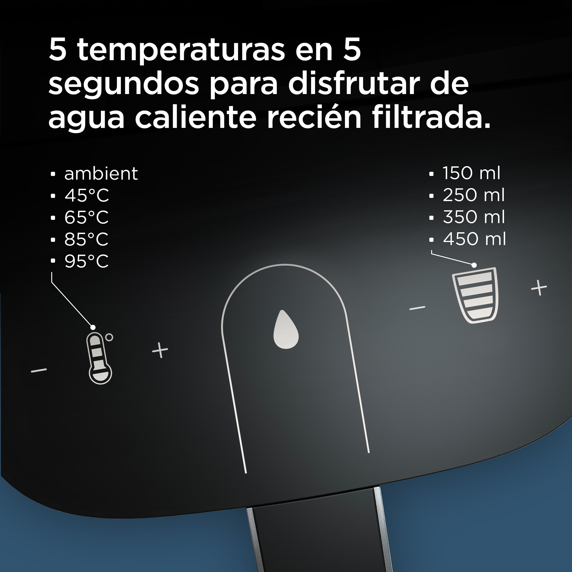 Dispensador de Água Cube com Tecnologia UV-C e Filtro Maxtra Pro Preto-4