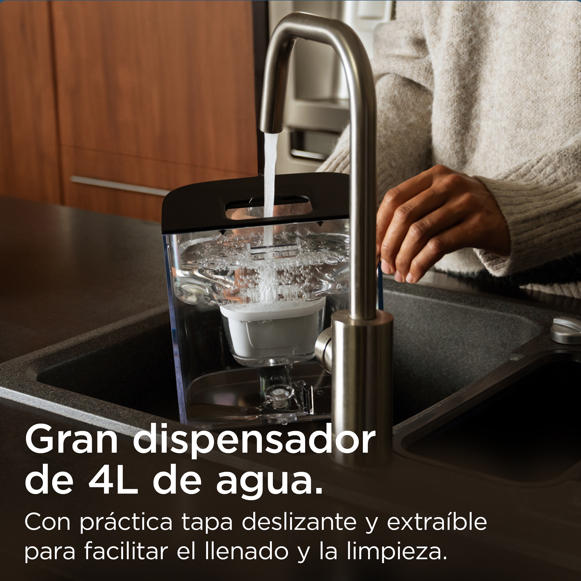 Dispensador de Água Cube com Tecnologia UV-C e Filtro Maxtra Pro Preto-8