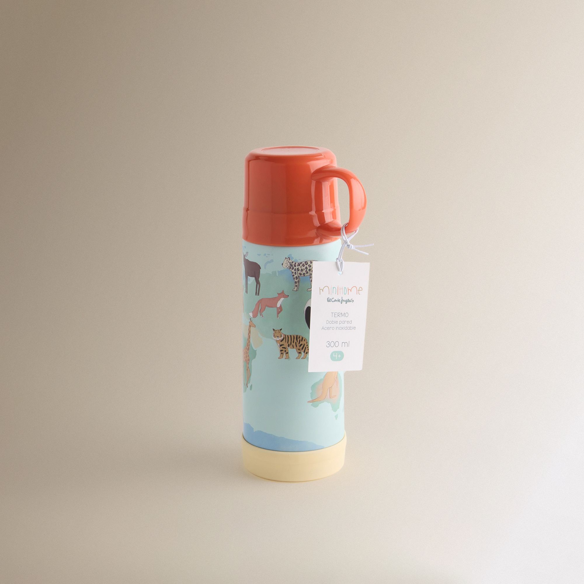 Termo com Copo Infantil Mundi Cru-4