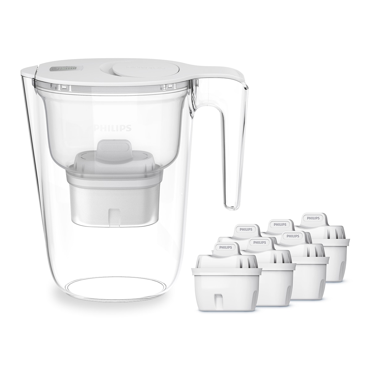 Jarro de Água AWP2933WHT6 + 6 Filtros Micro X Clean Branco-2