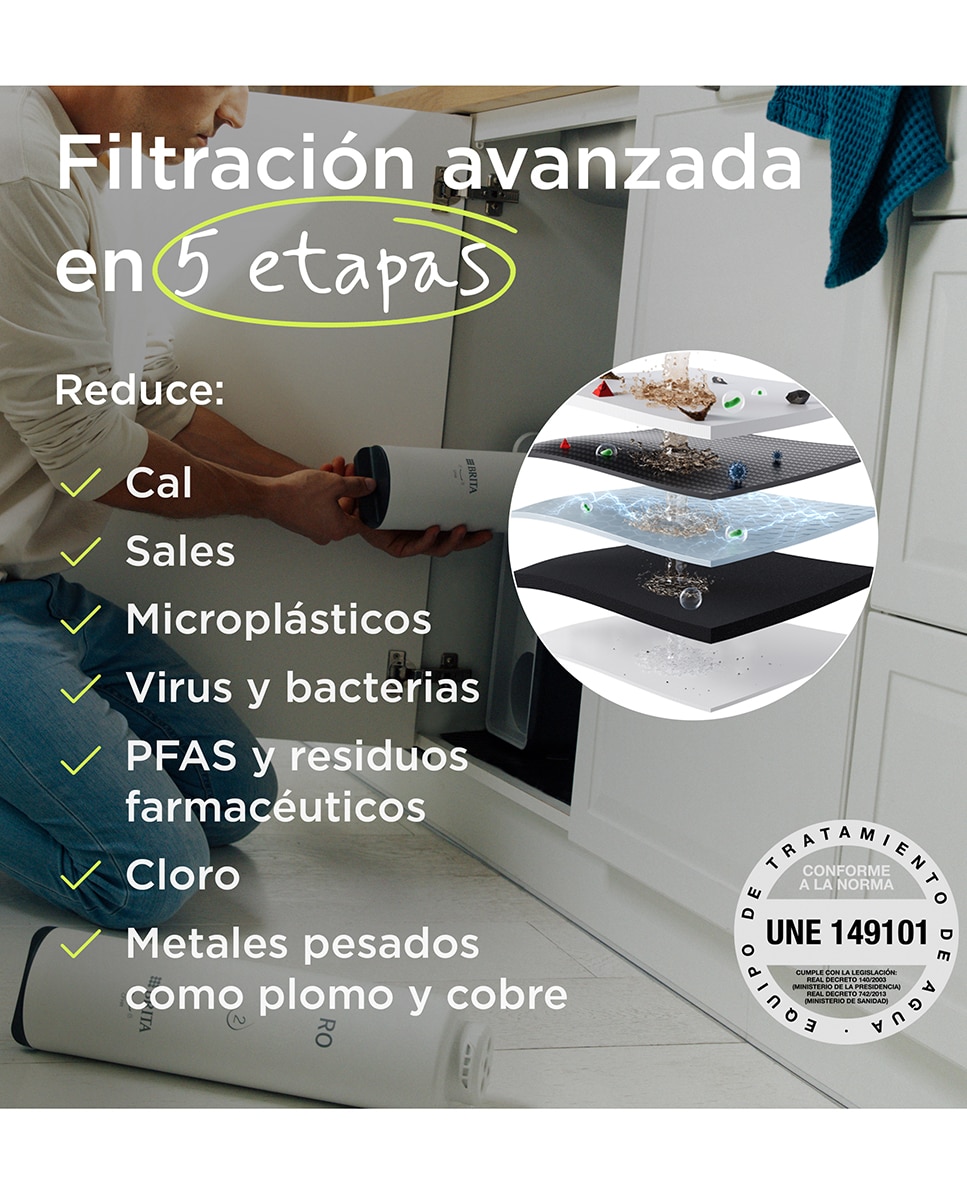 Sistema de Filtração Avançada de Água por Osmose Inversa Mypure Green RO 600 GPD Branco-9