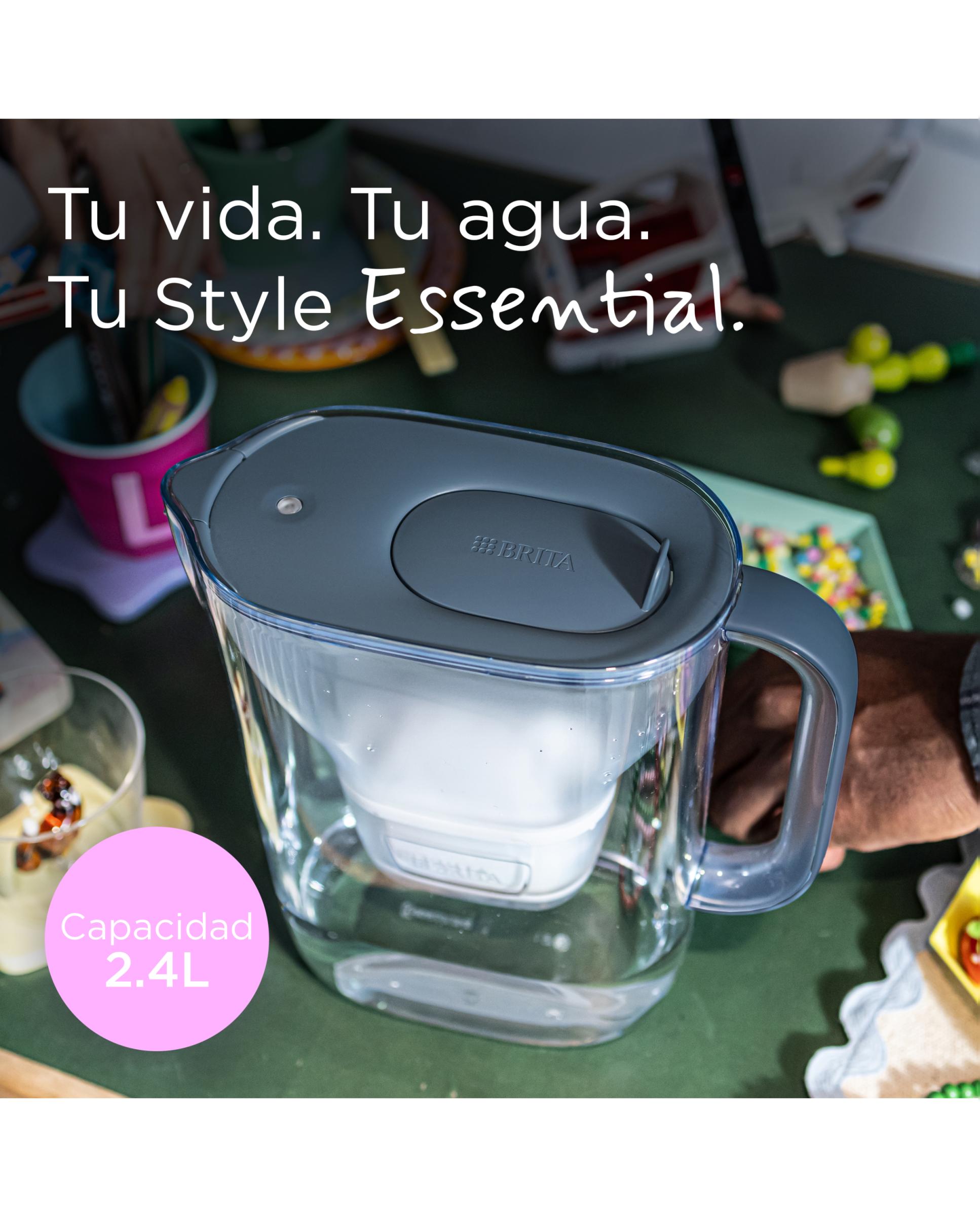 Jarro Filtrante Style Essential com 2 filtros MXPRO Azul-3