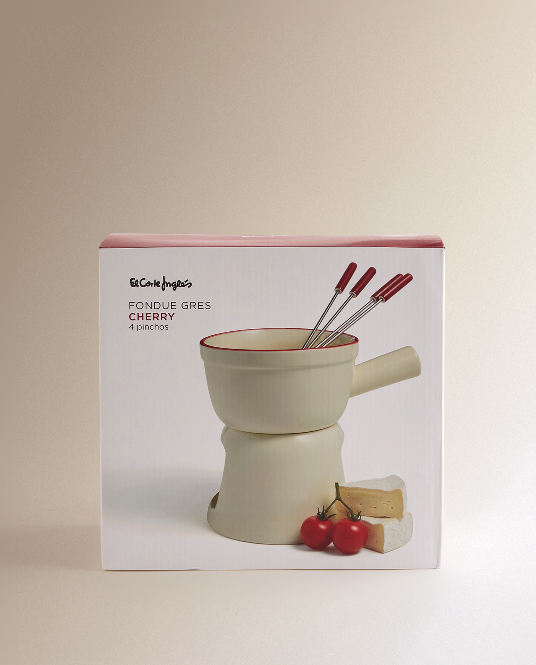 Fondue de Cerâmica para 4 Pessoas Branco-5