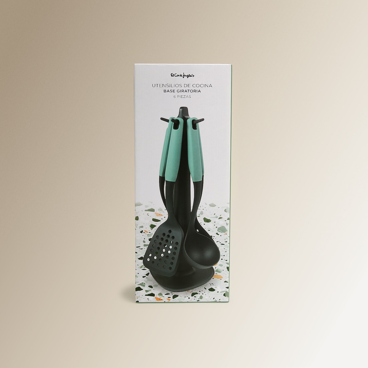 Carrossel com 5 Utensílios de Cozinha Menta-4