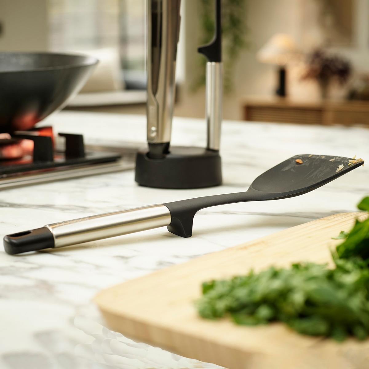 Conjunto de 3 Utensílios de Silicone Elevate Preto-27