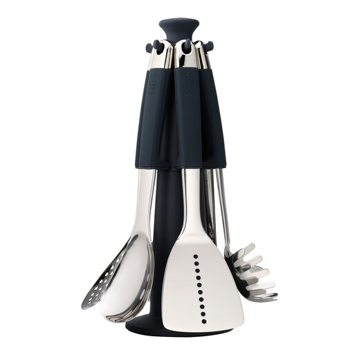 Set de 6 utensilios de silicona con carrusel Elevate Joseph Joseph