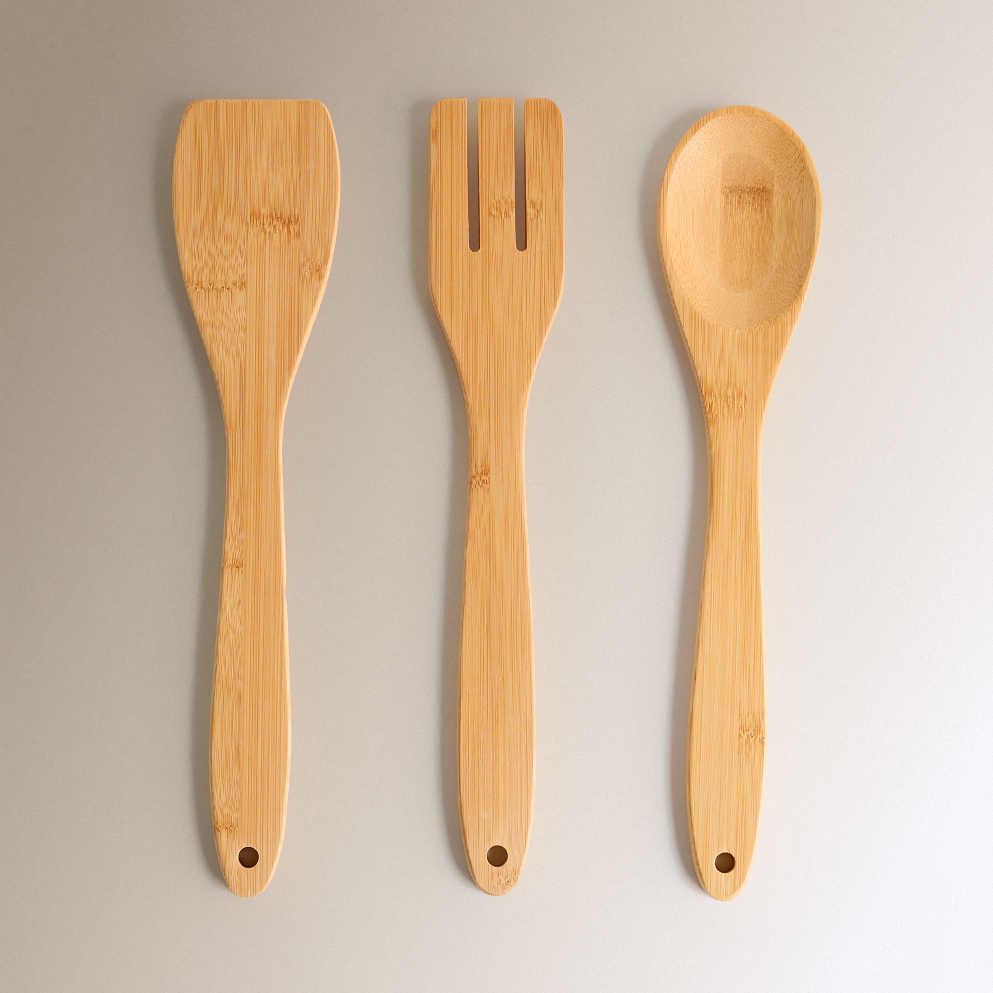 Imagem 0 de Conjunto de 3 Utensílios Bambu
