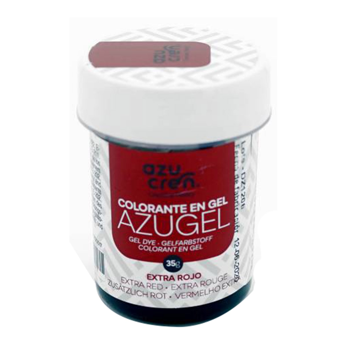 Corante em Gel Extra Vermelho - 35 g. Azucren Vermelho-1
