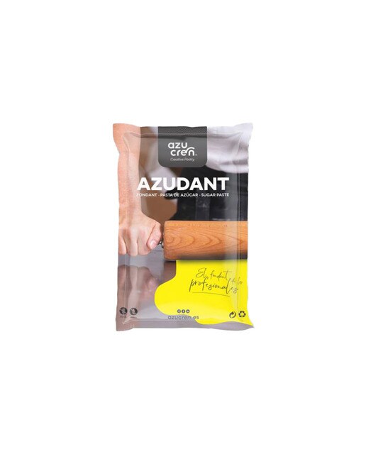 Pasta de Açúcar sem Glúten 250 g - Amarelo Azucren Amarelo-1