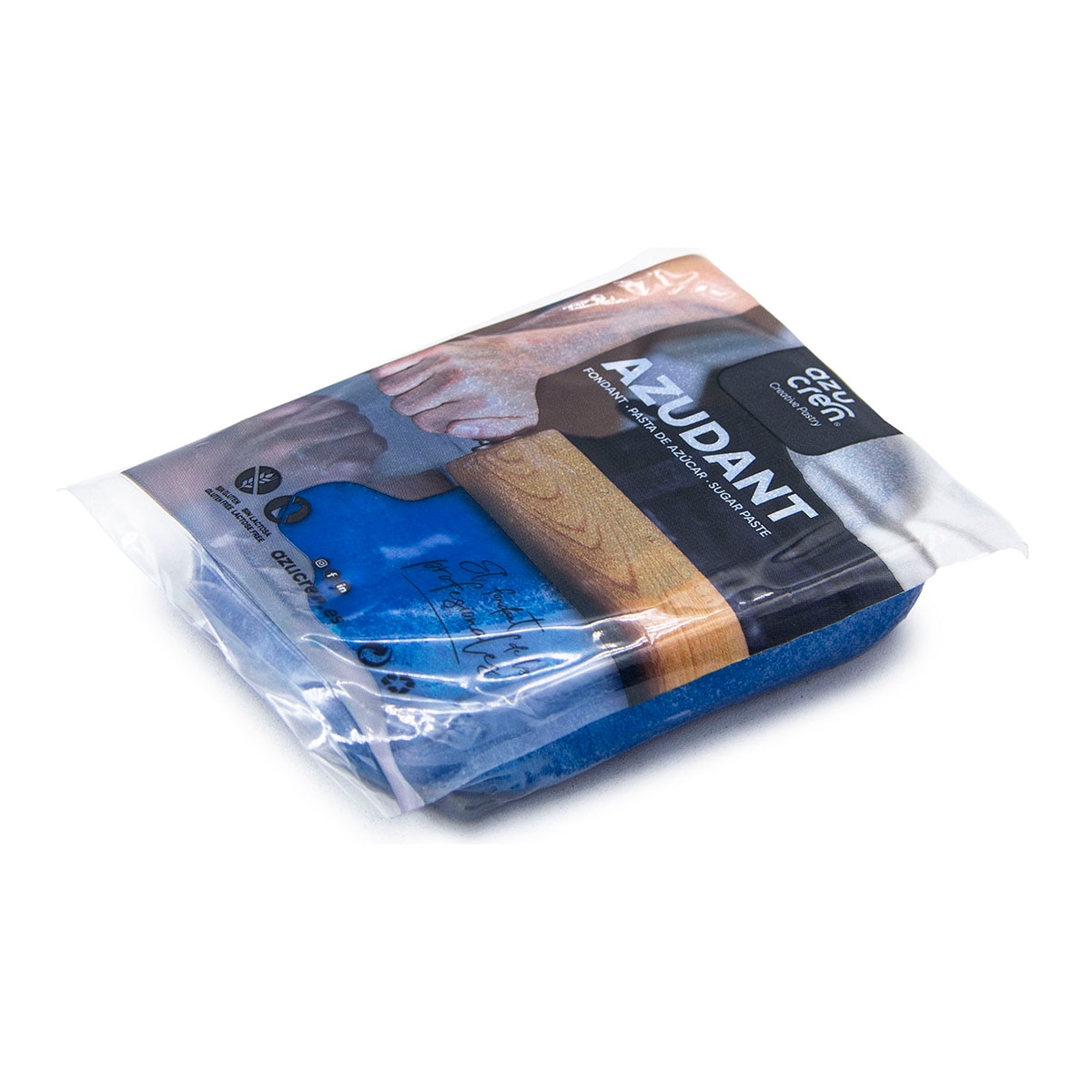 Pasta de Açúcar sem Glúten 250 g - Azul-Denim Azucren Azul denim-1