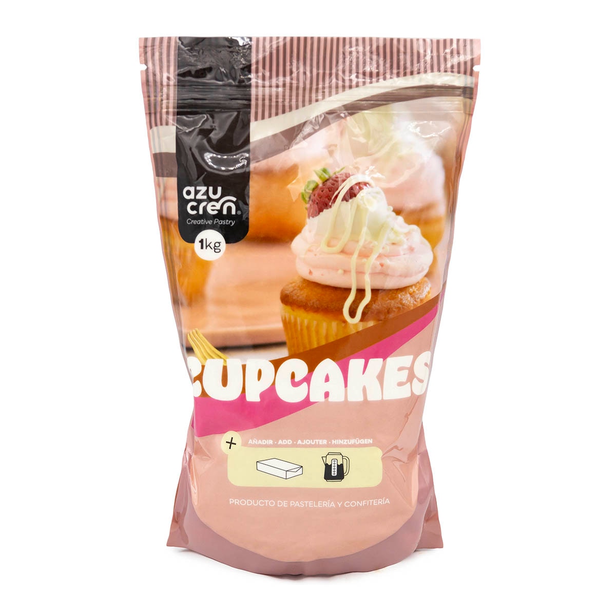 Preparado para Cupcakes - 1 Kg Azucren Castanho-claro-1