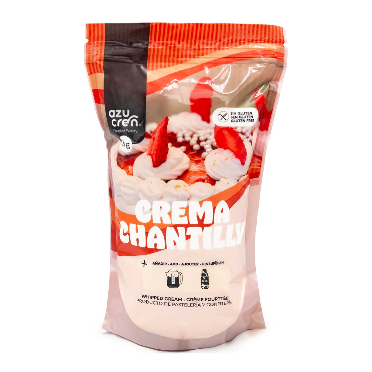 Preparado de Creme Chantilly - 1 Kg Branco-1